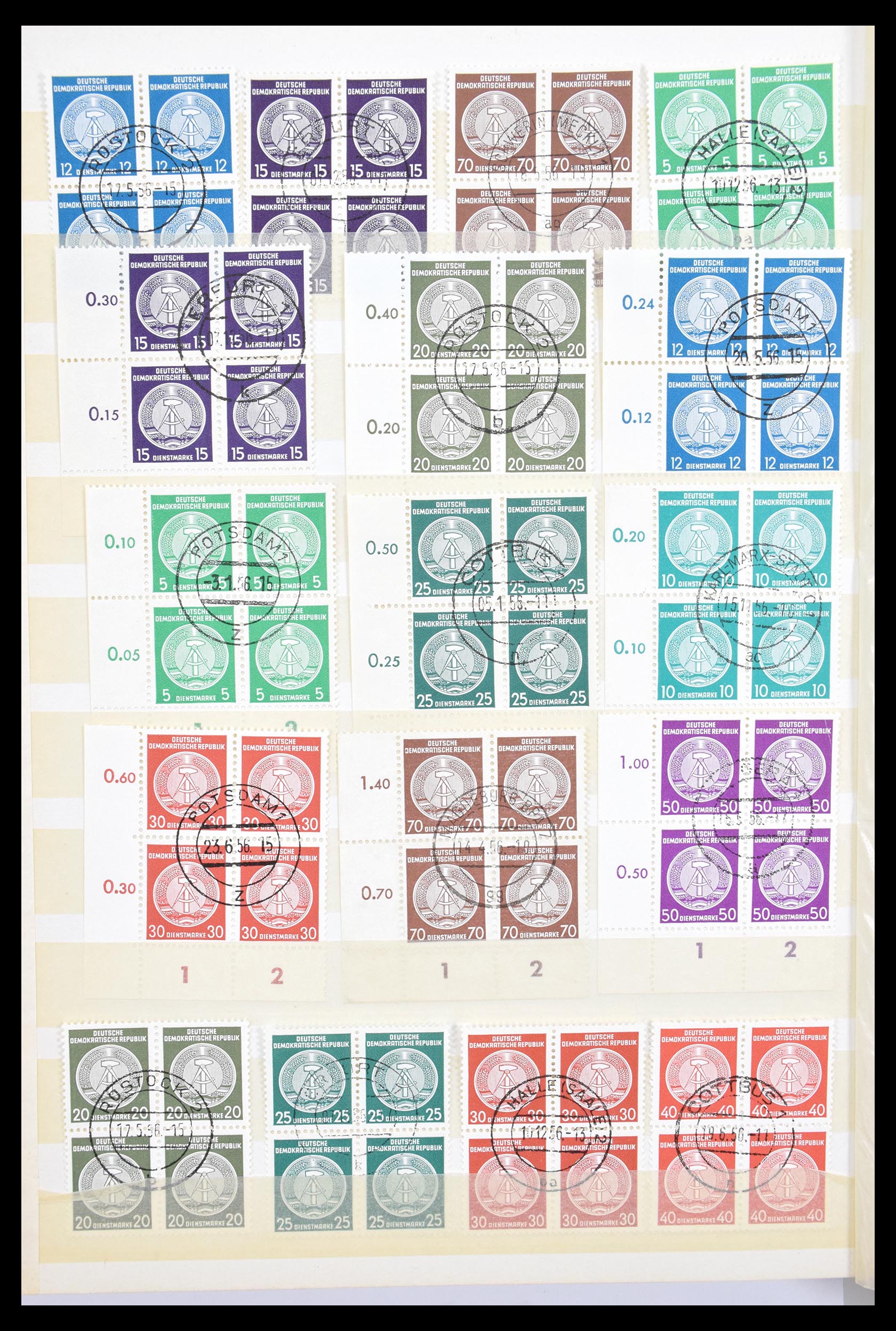 30343 806 - 30343 DDR gigantische stock 1949-1990.