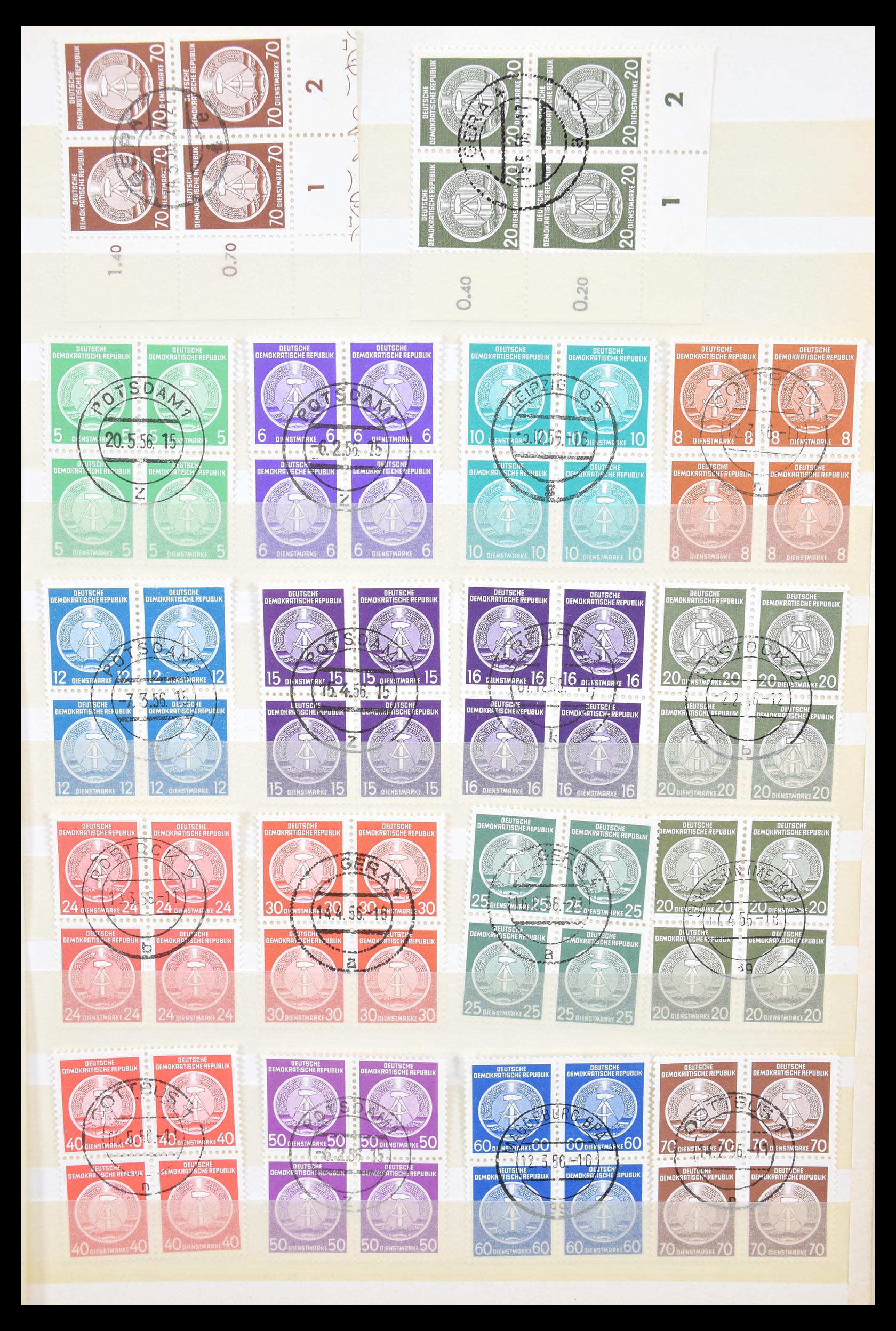 30343 807 - 30343 DDR gigantische stock 1949-1990.