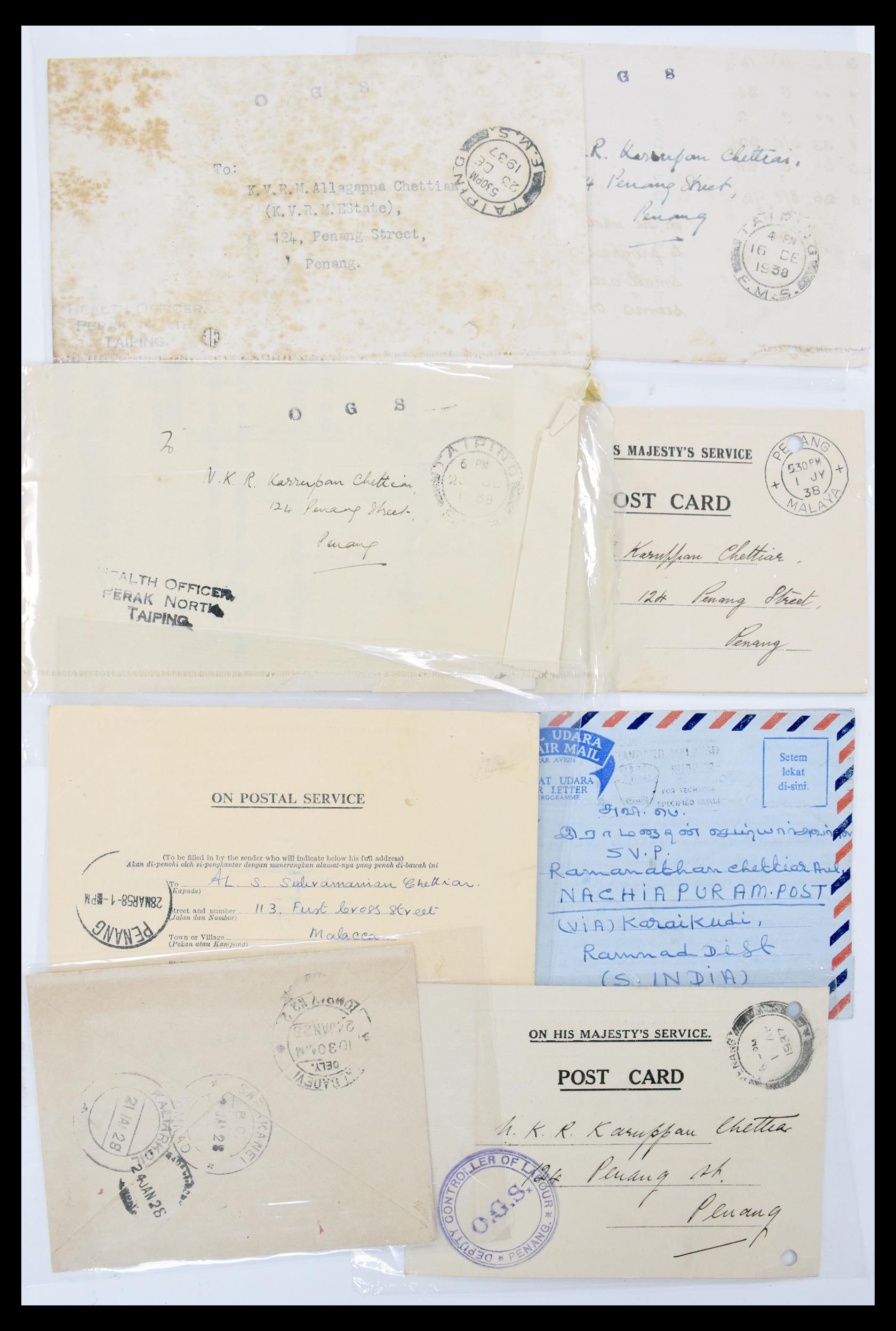 30386 011 - 30386 India brieven 1900-1950.