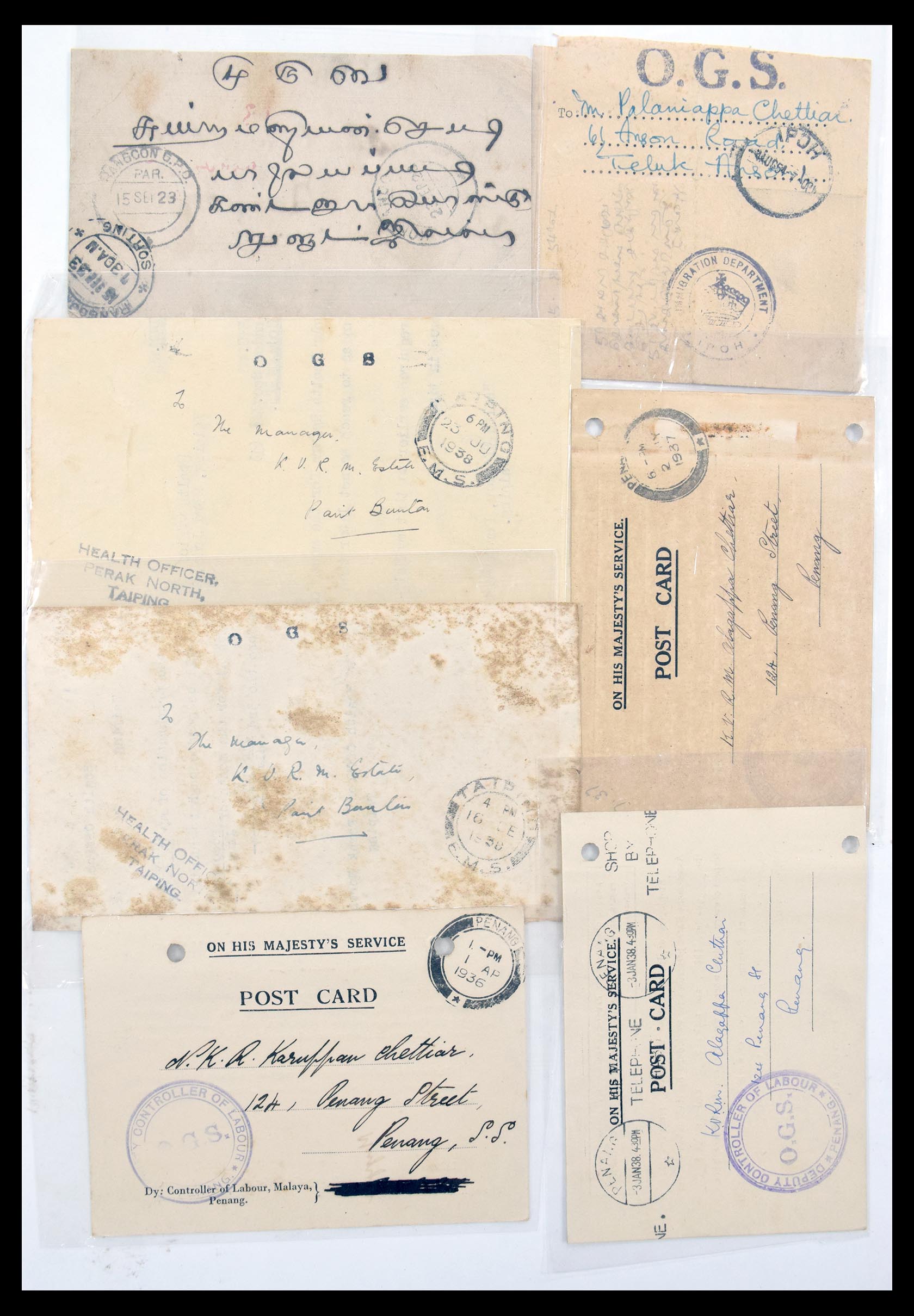 30386 012 - 30386 India brieven 1900-1950.
