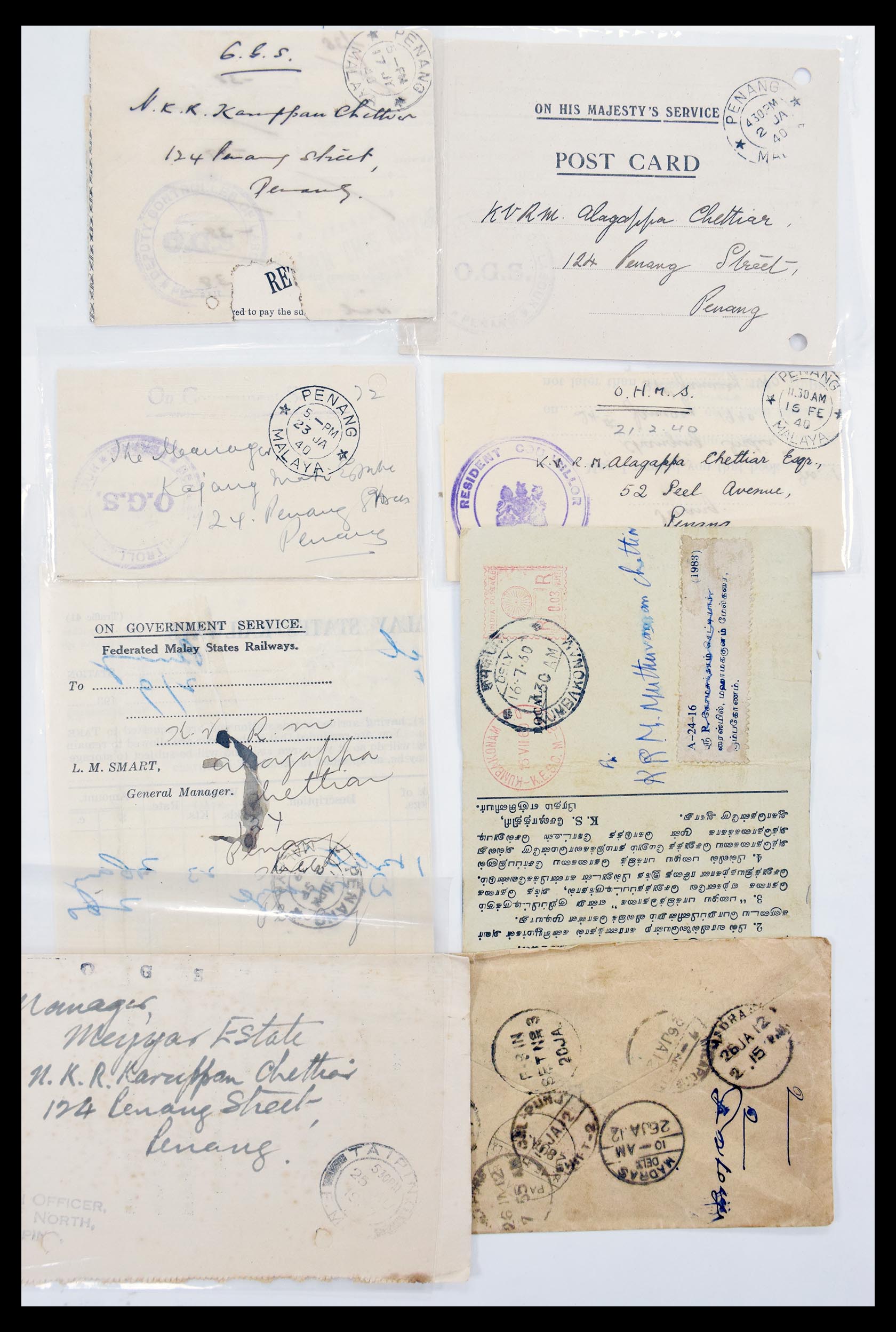 30386 014 - 30386 India brieven 1900-1950.