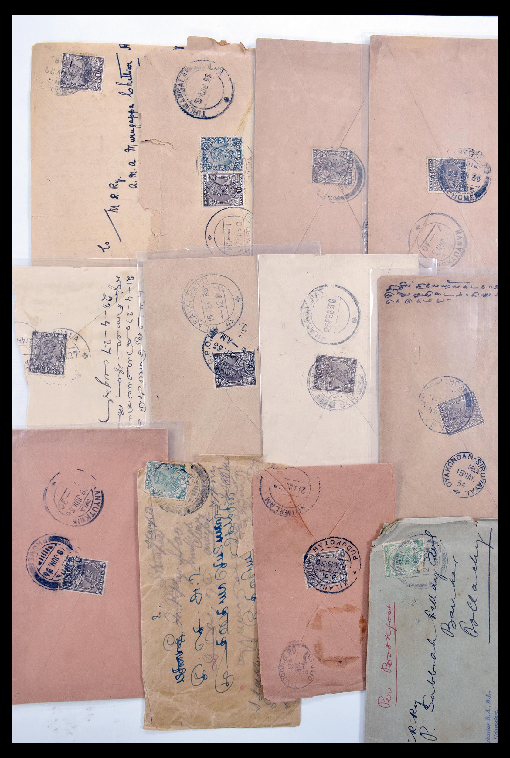 30386 042 - 30386 India covers 1900-1950.