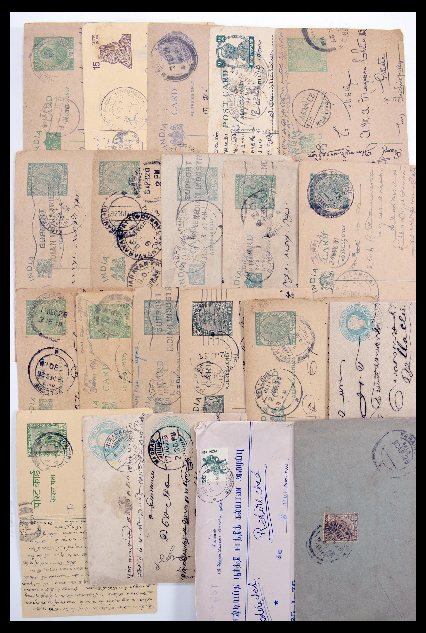 30386 049 - 30386 India covers 1900-1950.