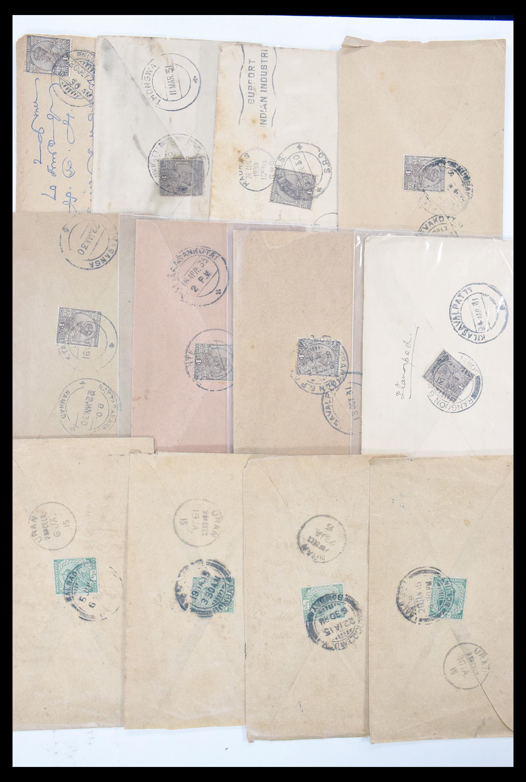30386 051 - 30386 India covers 1900-1950.