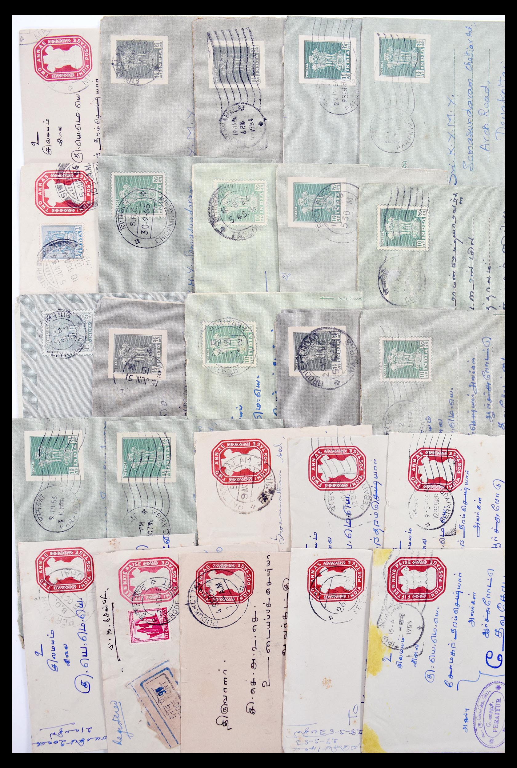 30386 053 - 30386 India covers 1900-1950.