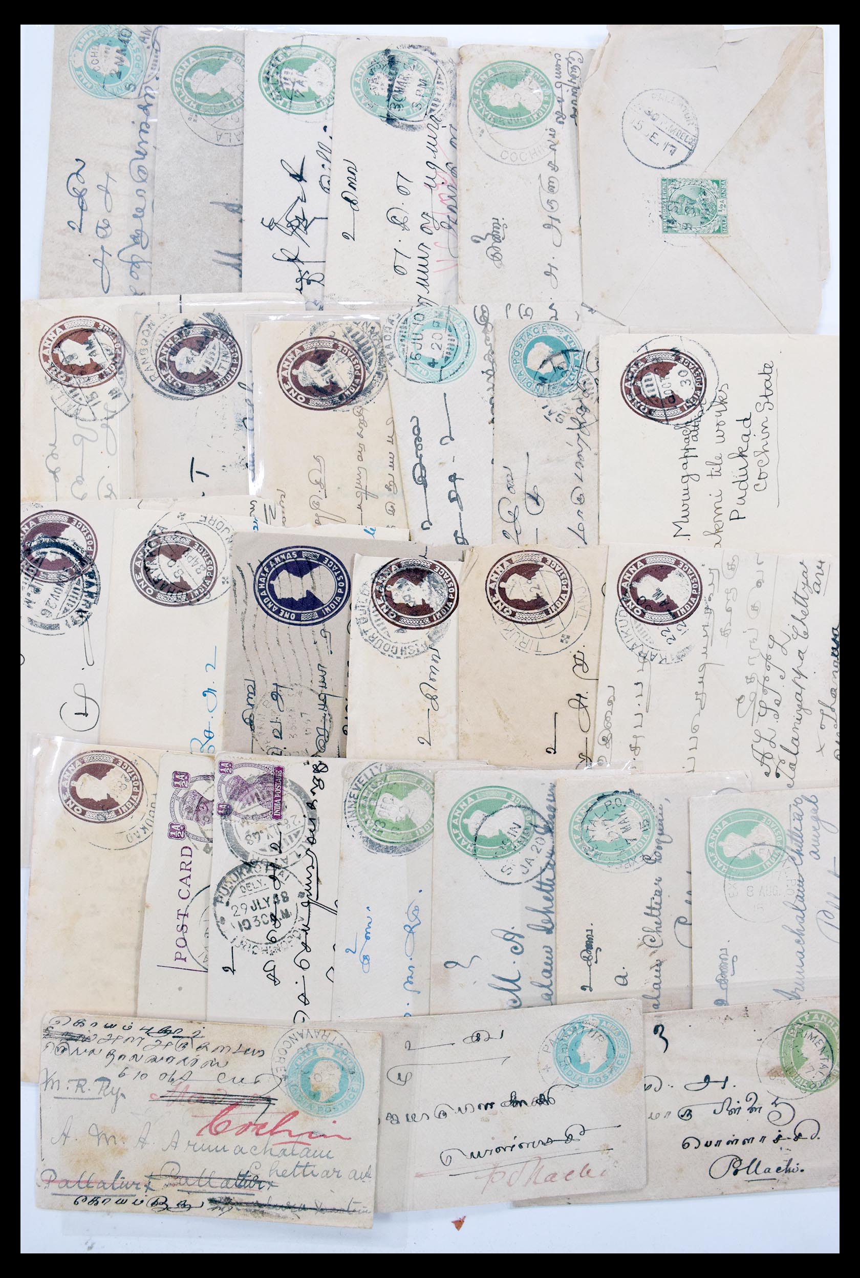 30386 058 - 30386 India covers 1900-1950.