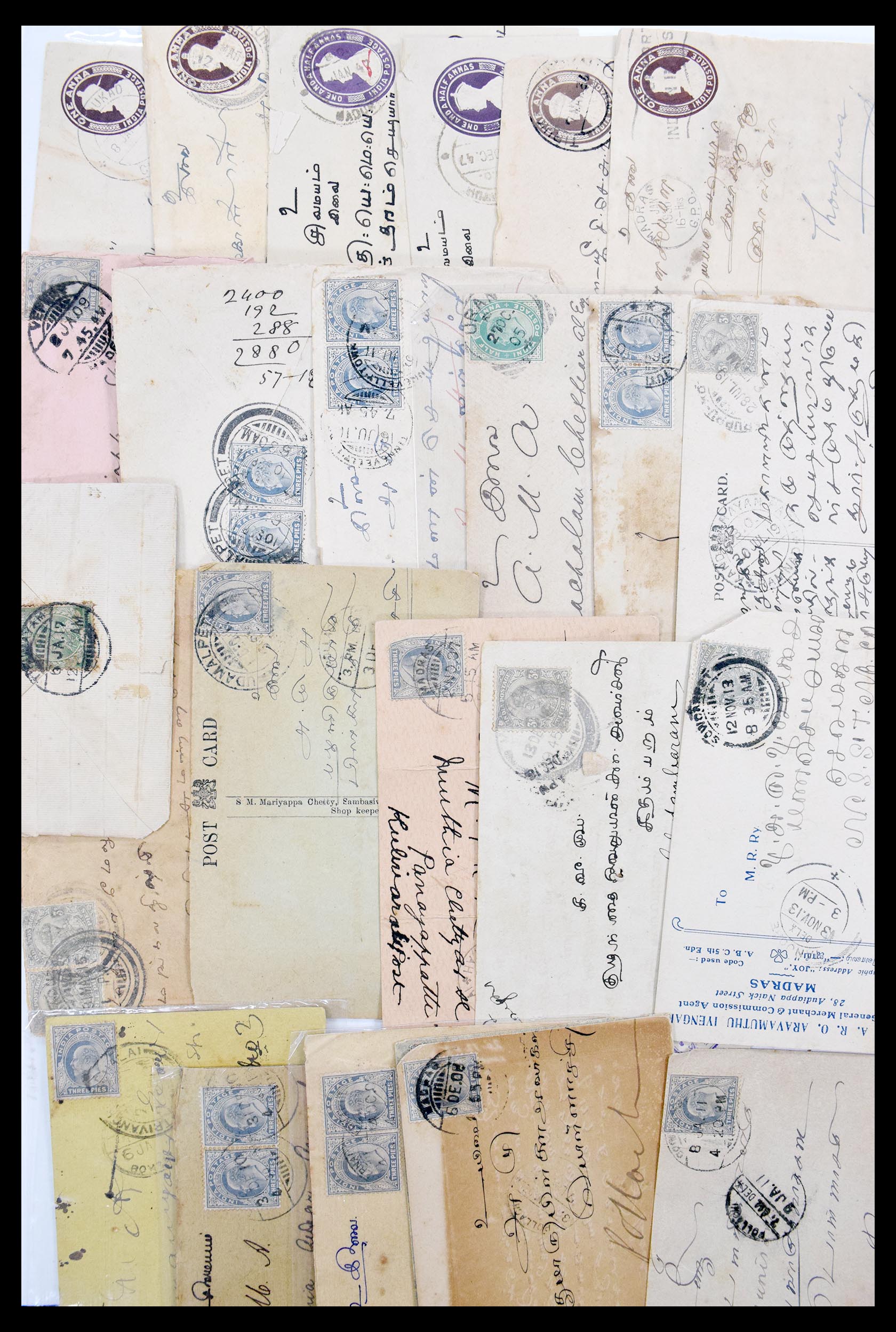 30386 065 - 30386 India covers 1900-1950.