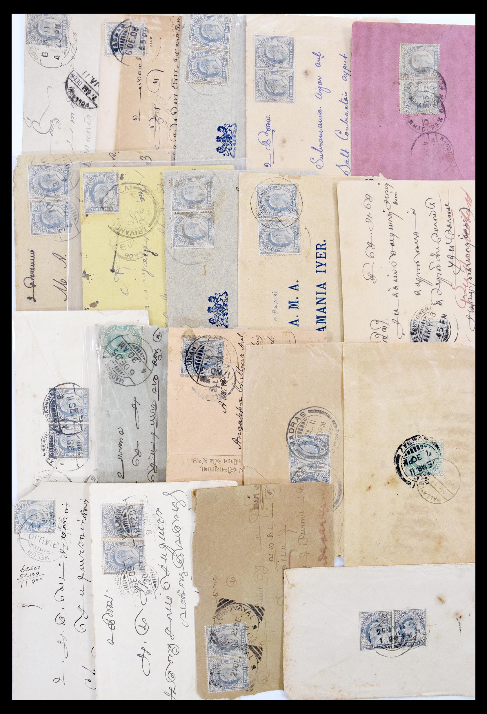 30386 066 - 30386 India brieven 1900-1950.