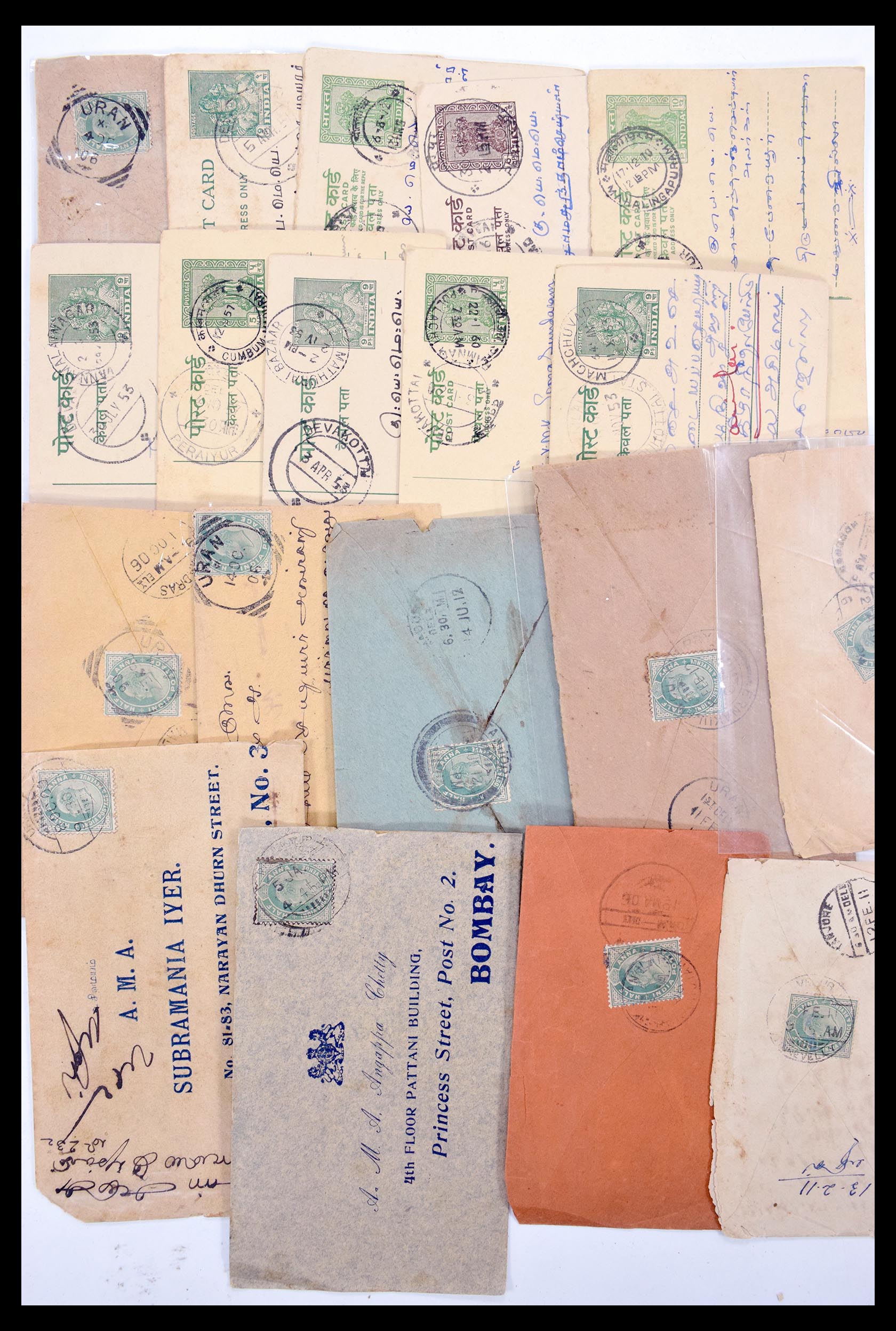 30386 068 - 30386 India covers 1900-1950.