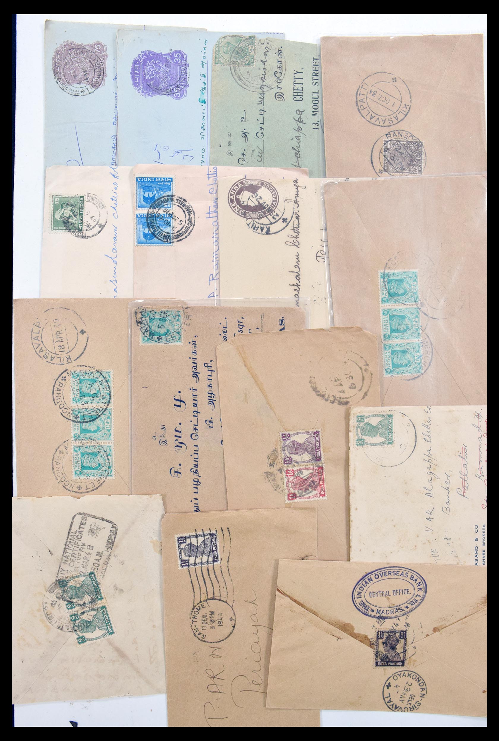 30386 070 - 30386 India covers 1900-1950.