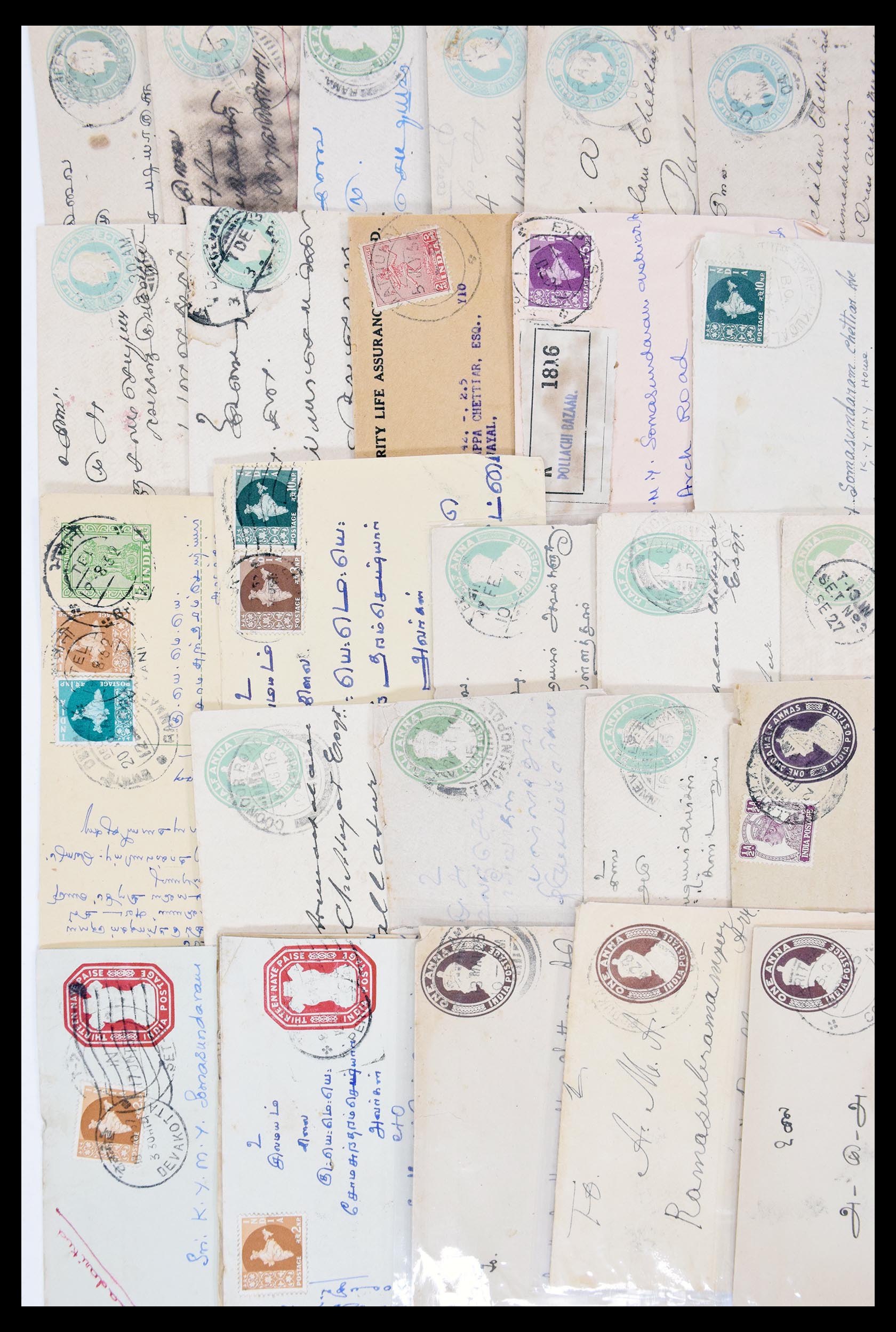30386 080 - 30386 India brieven 1900-1950.