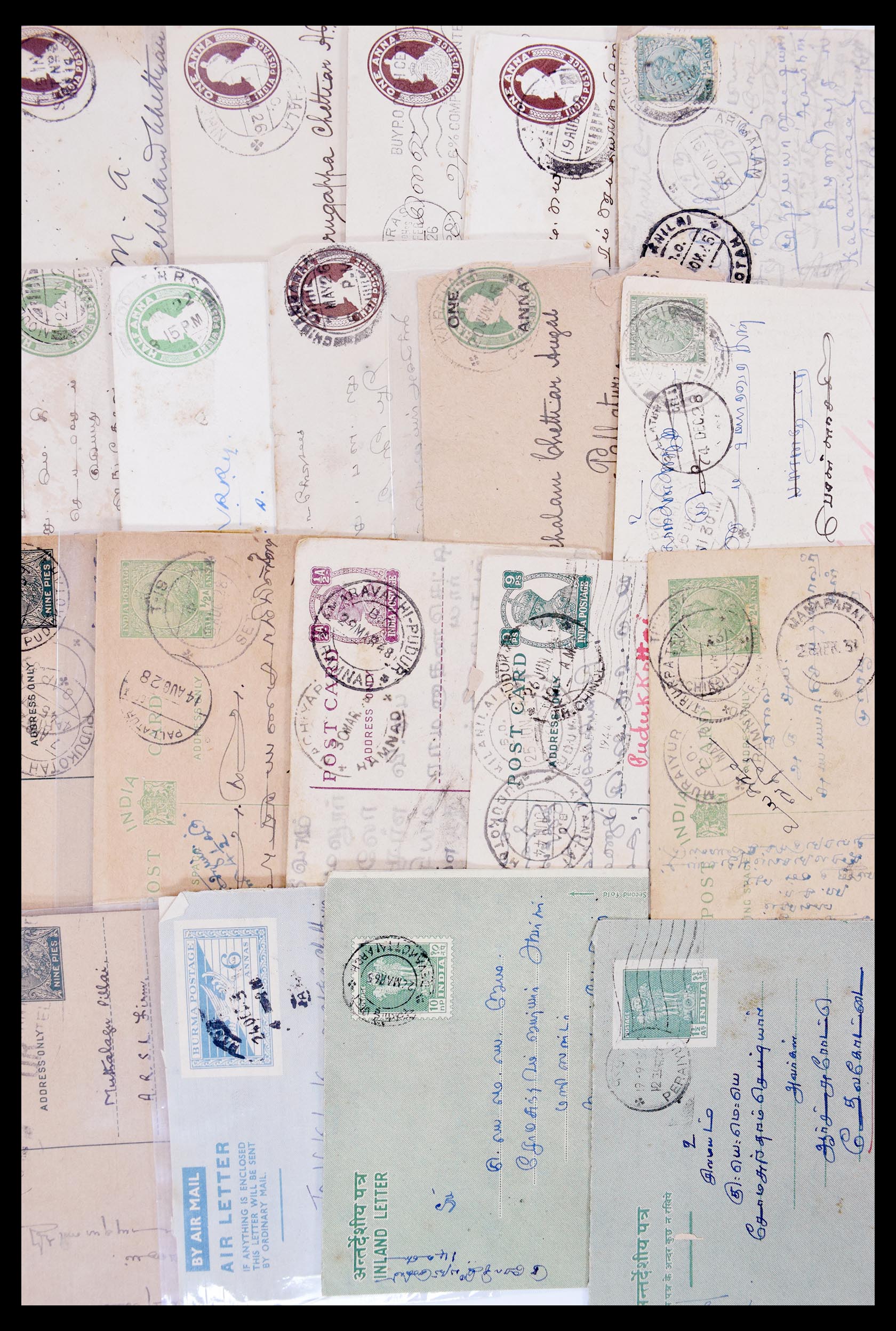 30386 082 - 30386 India covers 1900-1950.