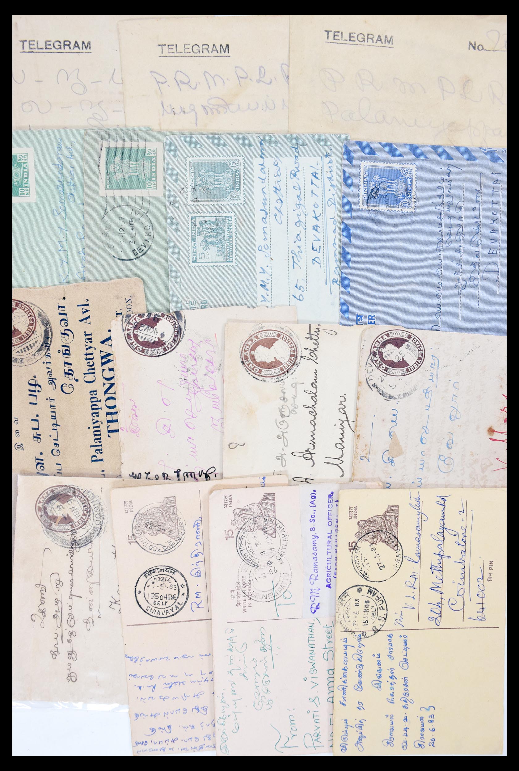 30386 084 - 30386 India brieven 1900-1950.