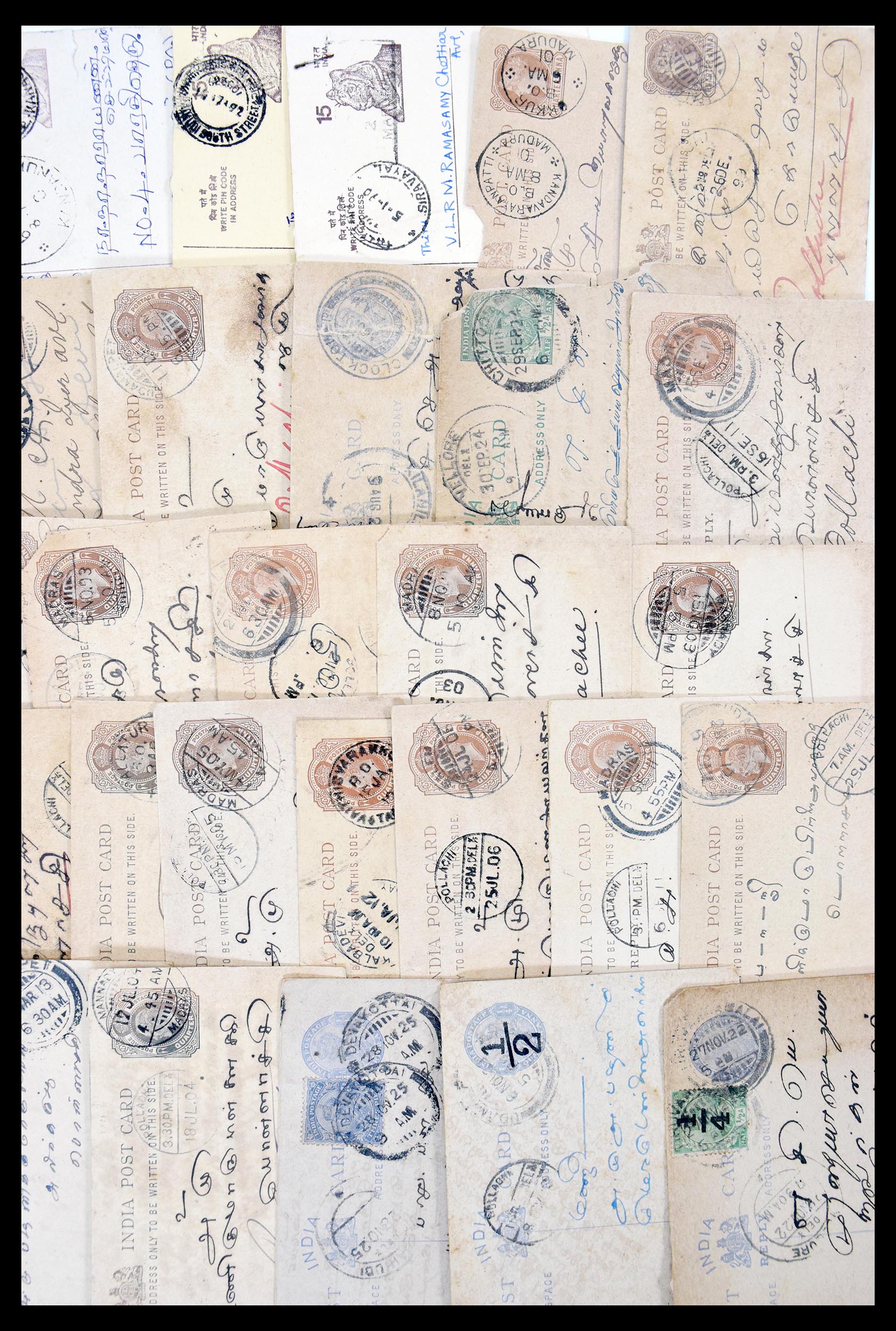 30386 085 - 30386 India covers 1900-1950.