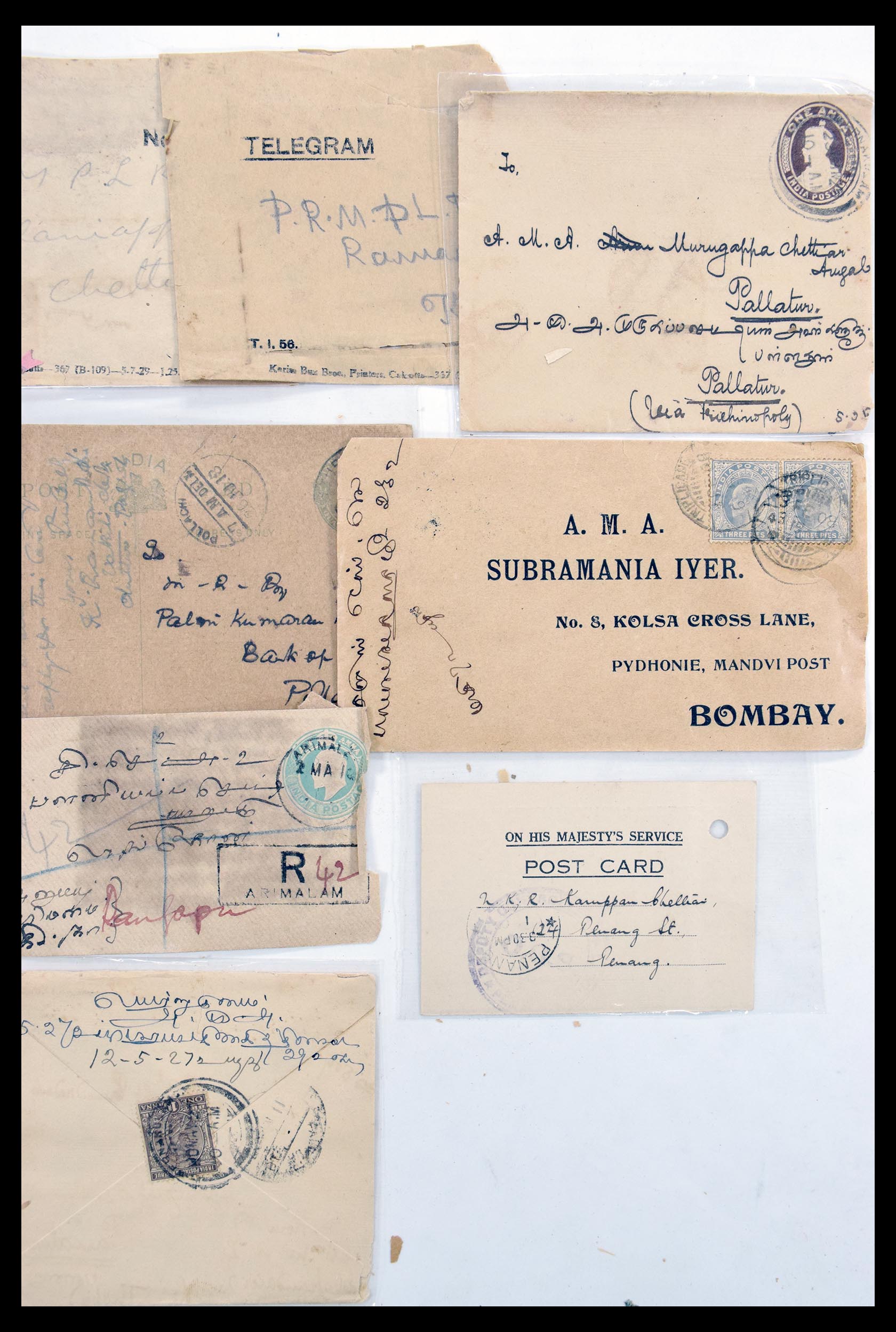 30386 087 - 30386 India brieven 1900-1950.