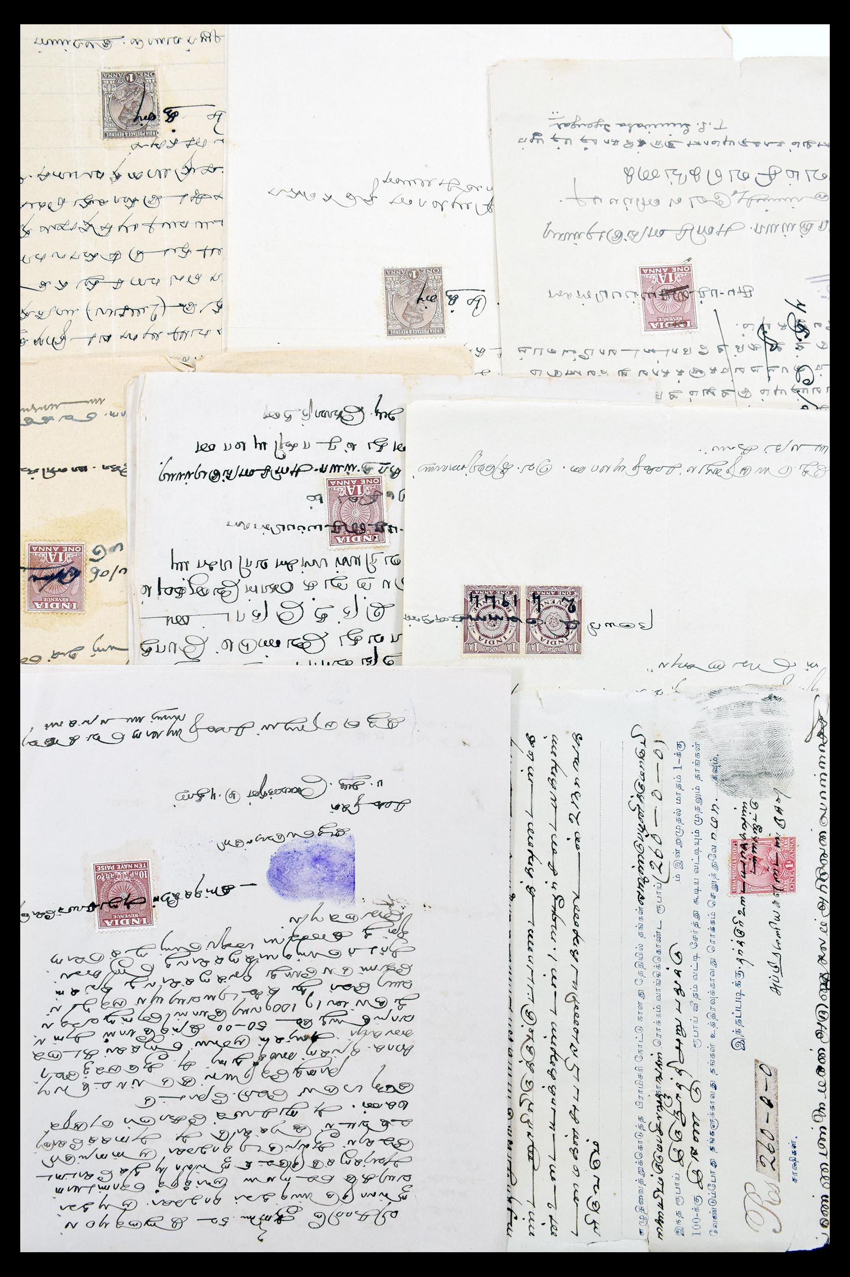 30386 090 - 30386 India brieven 1900-1950.