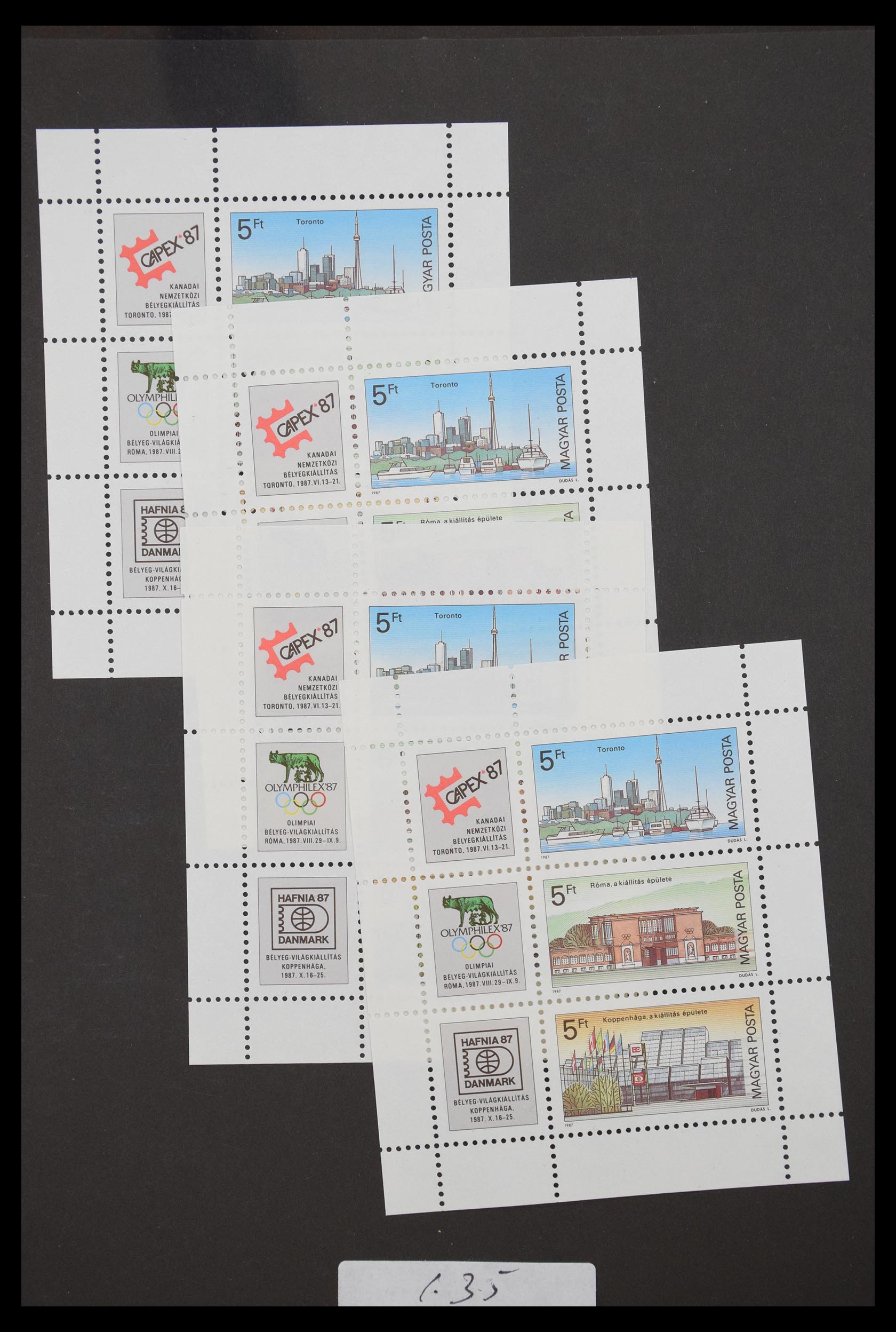 30389 090 - 30389 Hungary sheetlets 1962-1996.