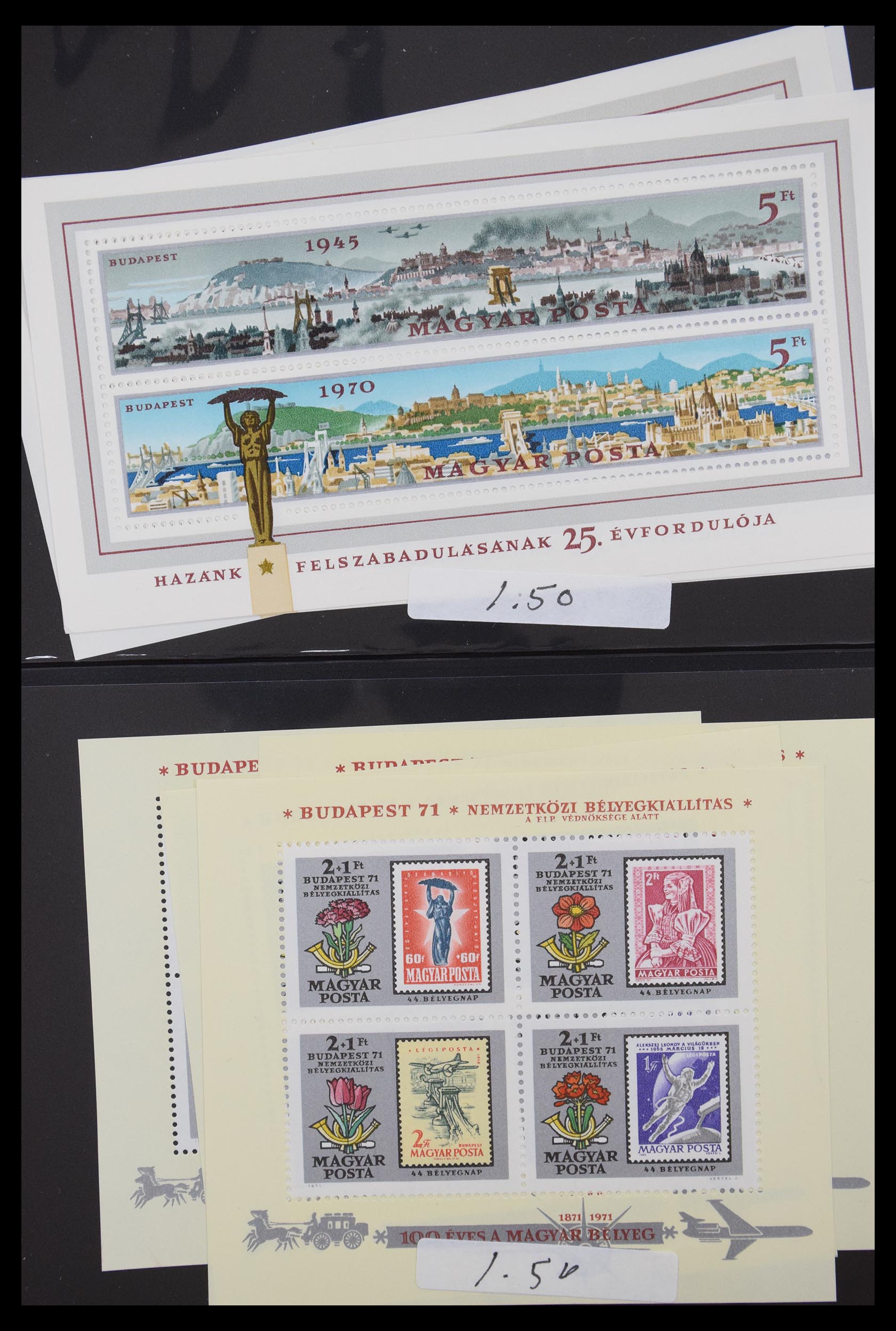 30389 123 - 30389 Hungary sheetlets 1962-1996.