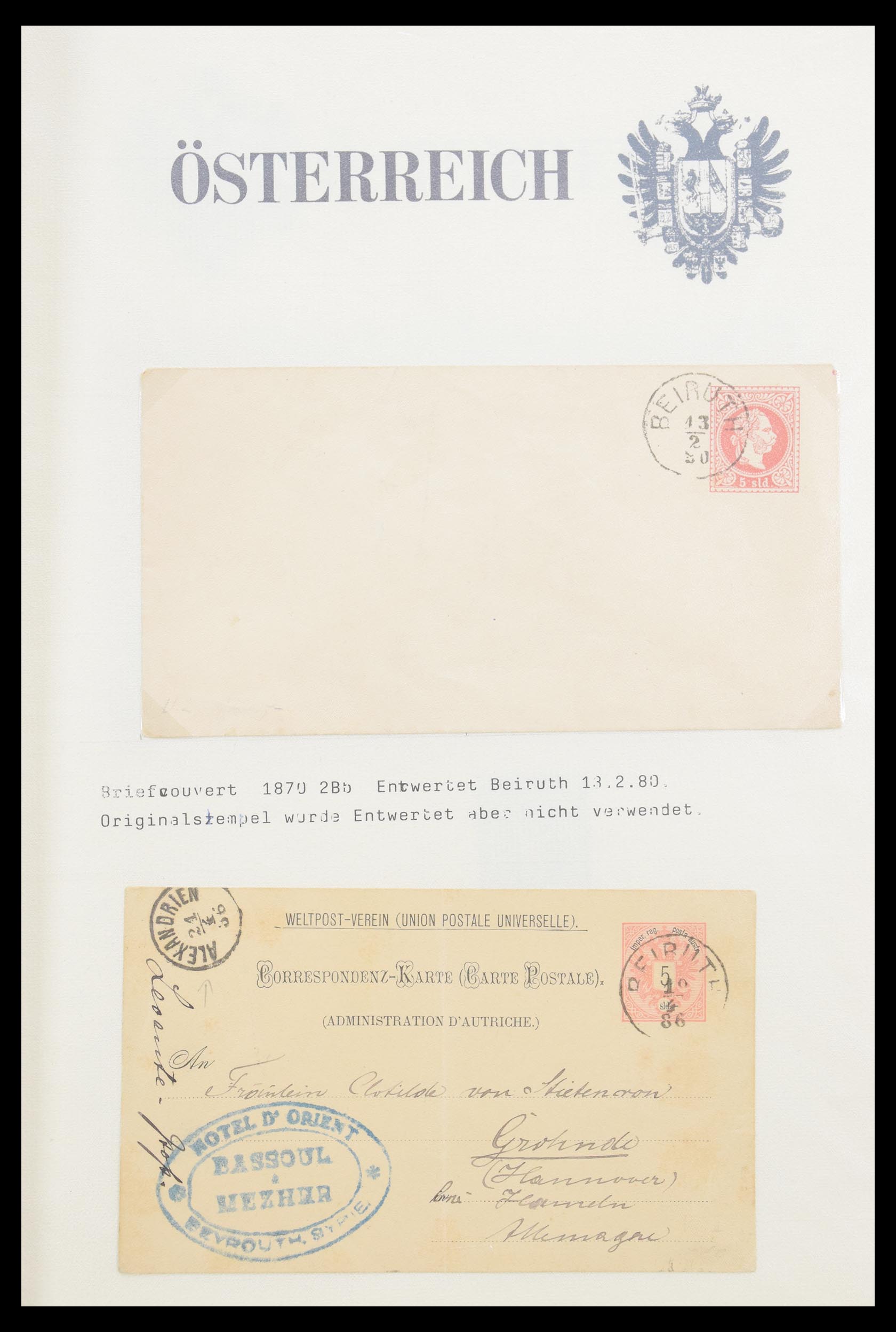30497 004 - 30497 Austrian Levant 1863-1914.