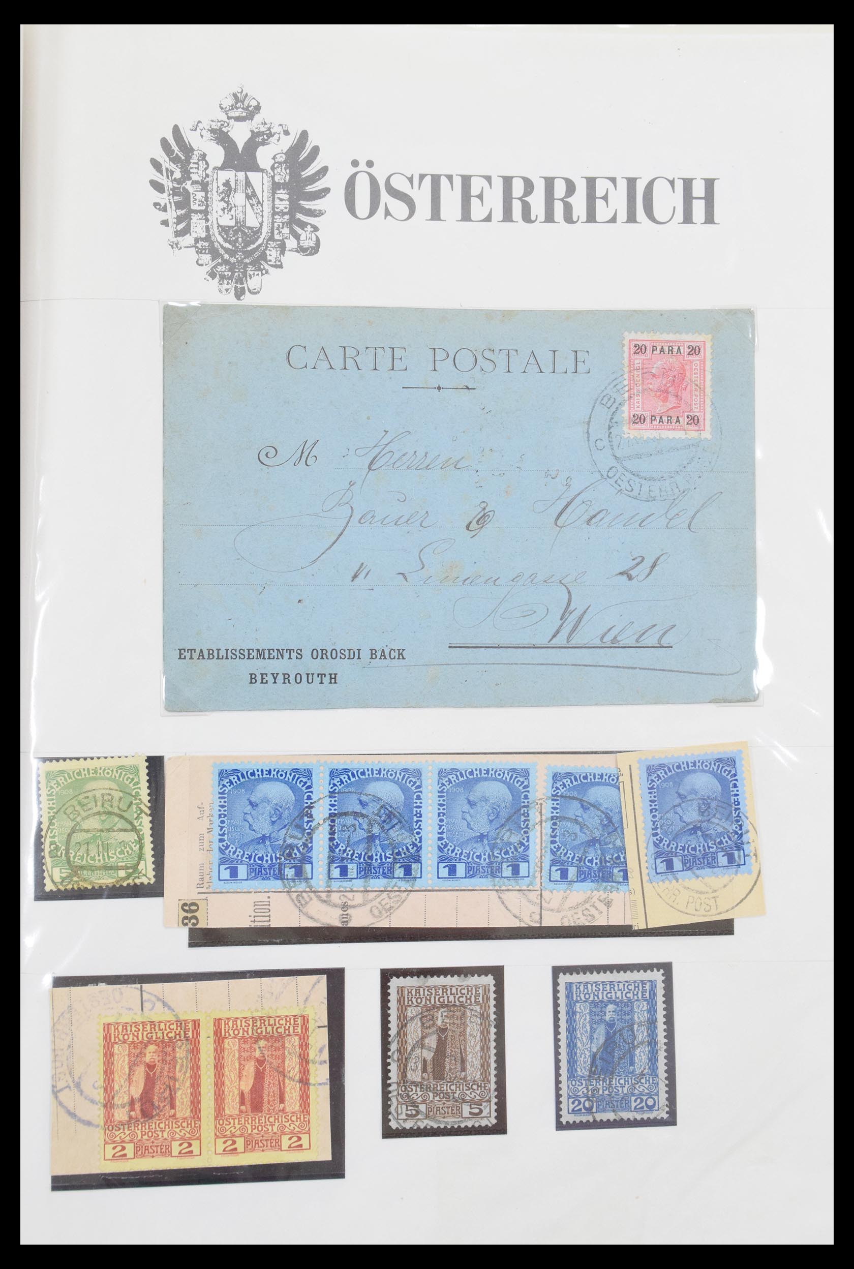 30497 011 - 30497 Oostenrijks Levant 1863-1914.