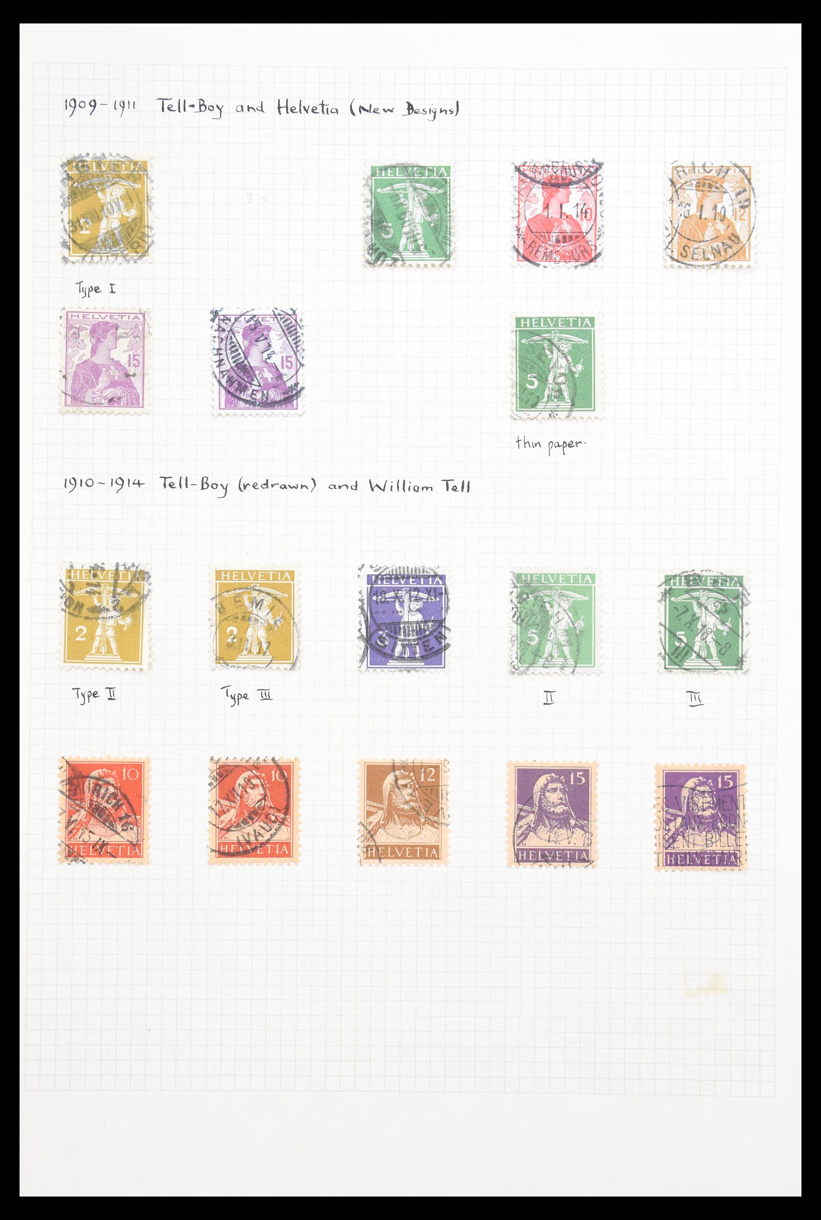 30557 013 - 30557 Switzerland 1854-1959.