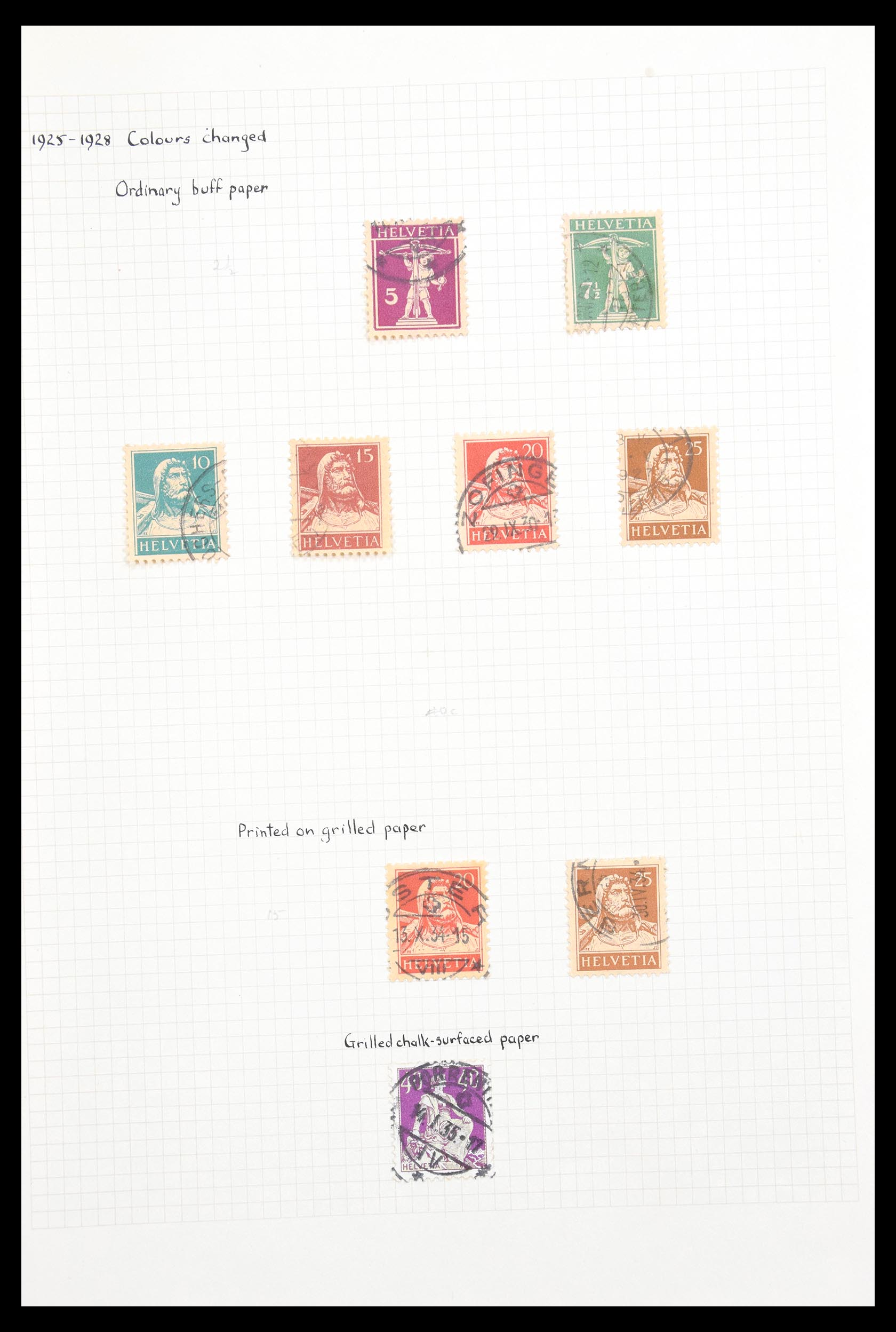 30557 025 - 30557 Switzerland 1854-1959.