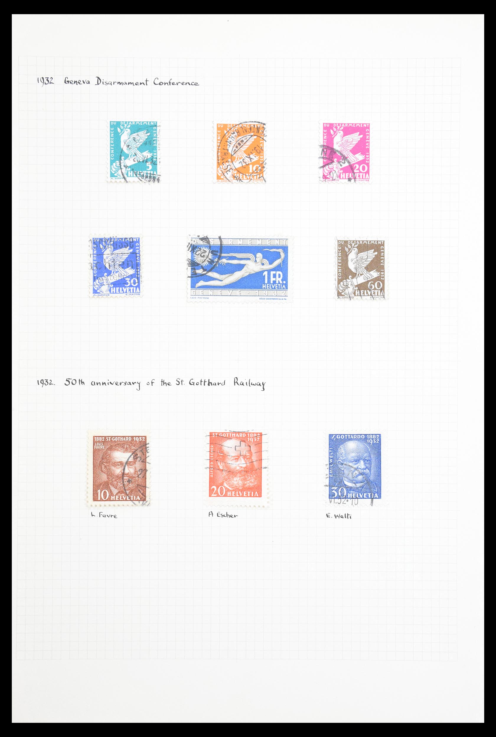 30557 029 - 30557 Switzerland 1854-1959.