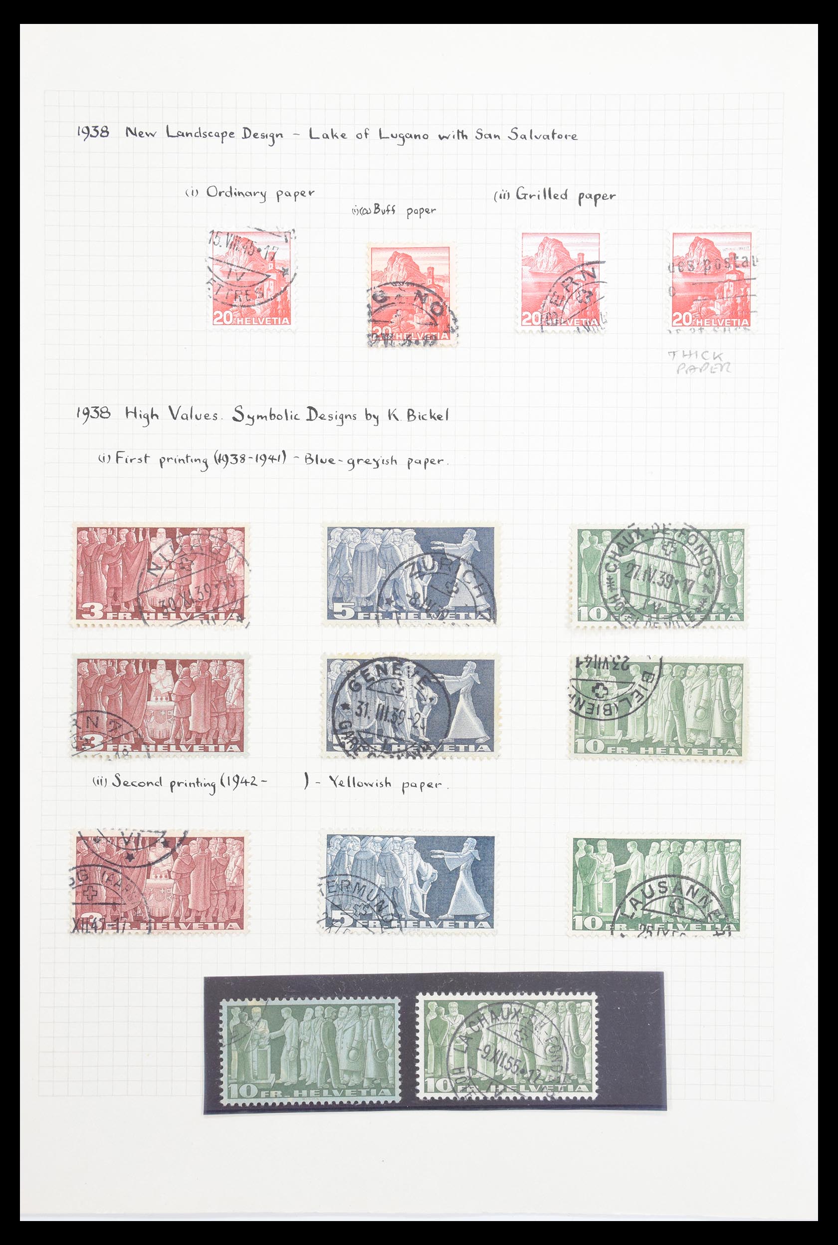 30557 039 - 30557 Switzerland 1854-1959.