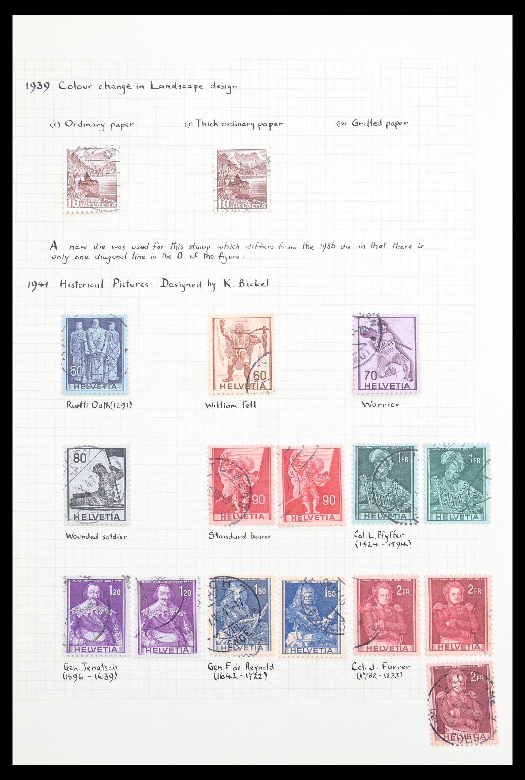 30557 043 - 30557 Switzerland 1854-1959.