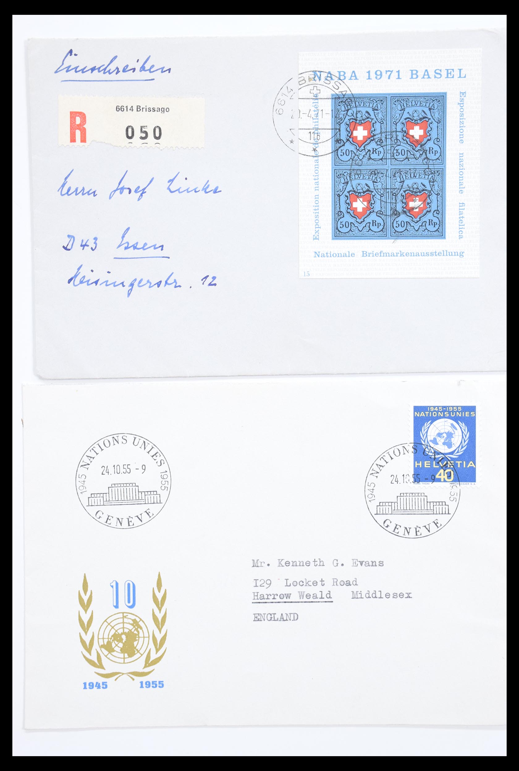 30557 101 - 30557 Switzerland 1854-1959.