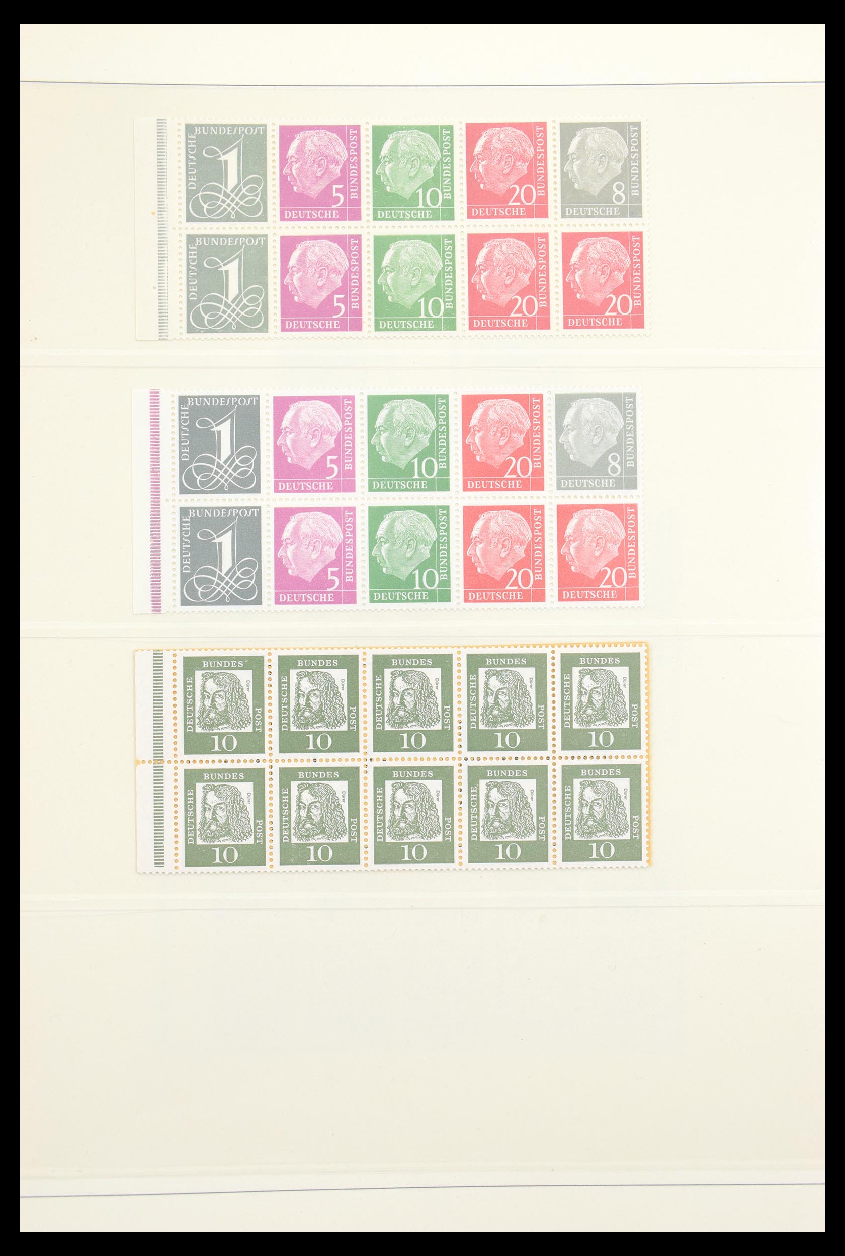 30605 016 - 30605 Bundespost combinations 1951-1974.