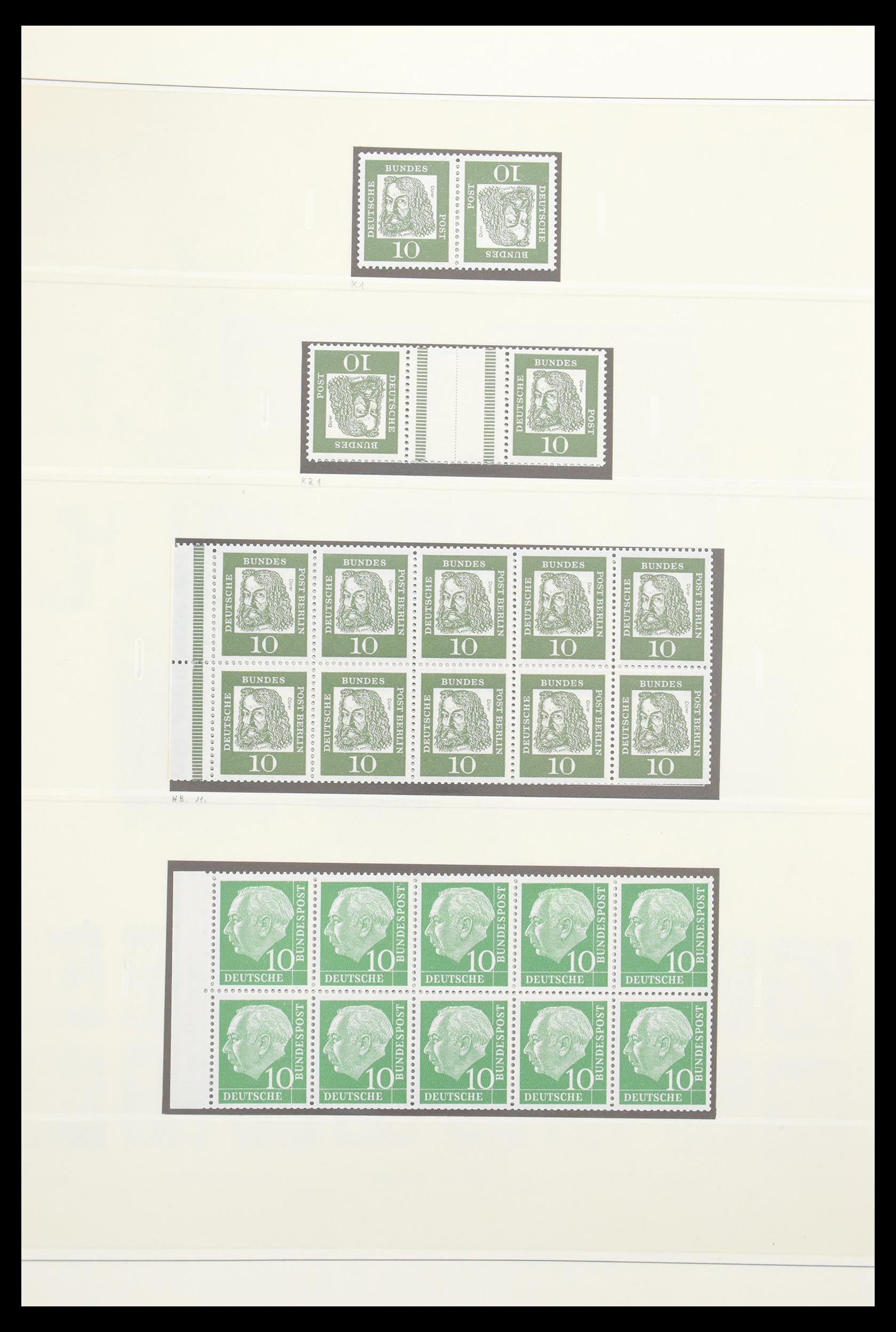 30605 017 - 30605 Bundespost combinations 1951-1974.
