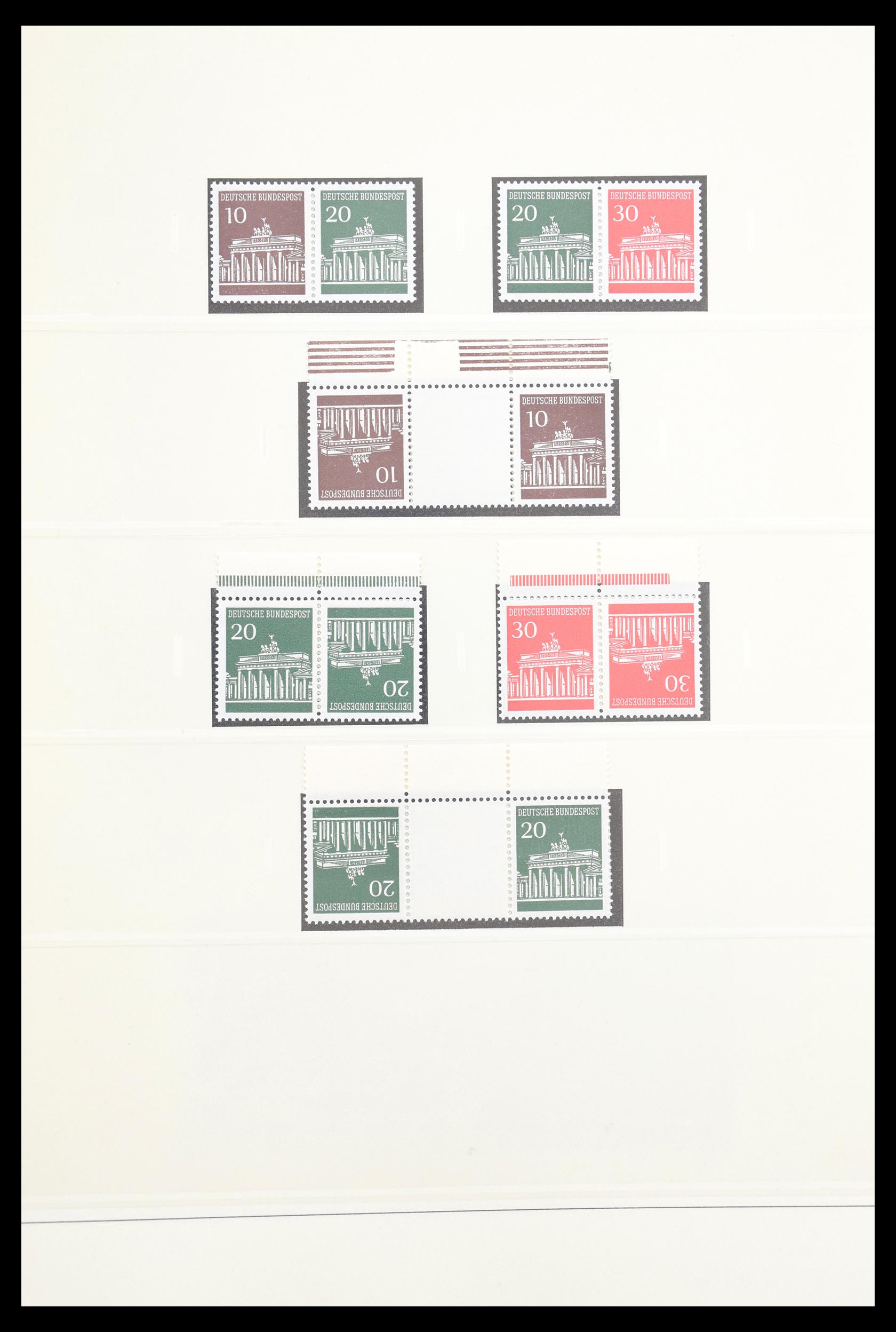 30605 025 - 30605 Bundespost combinations 1951-1974.