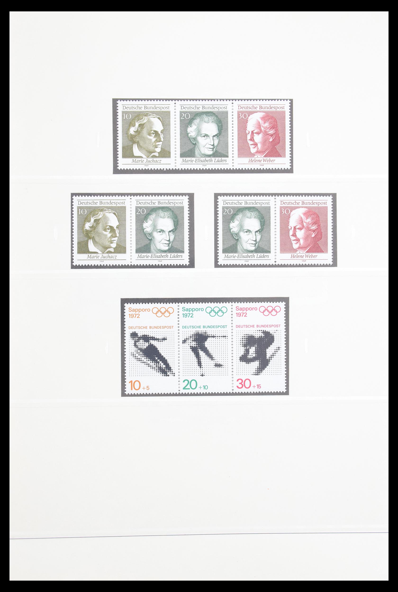 30605 027 - 30605 Bundespost combinaties 1951-1974.