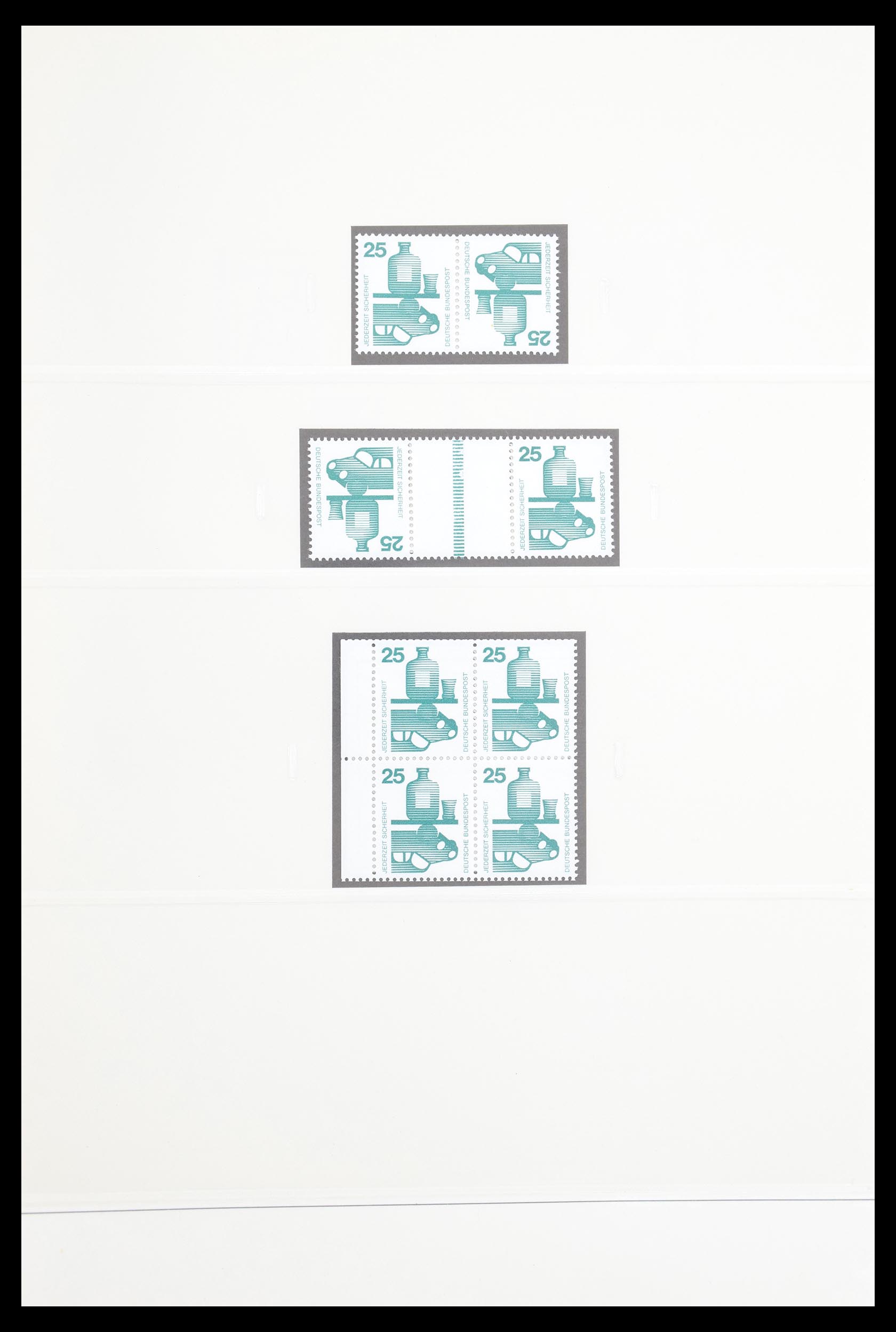 30605 029 - 30605 Bundespost combinations 1951-1974.