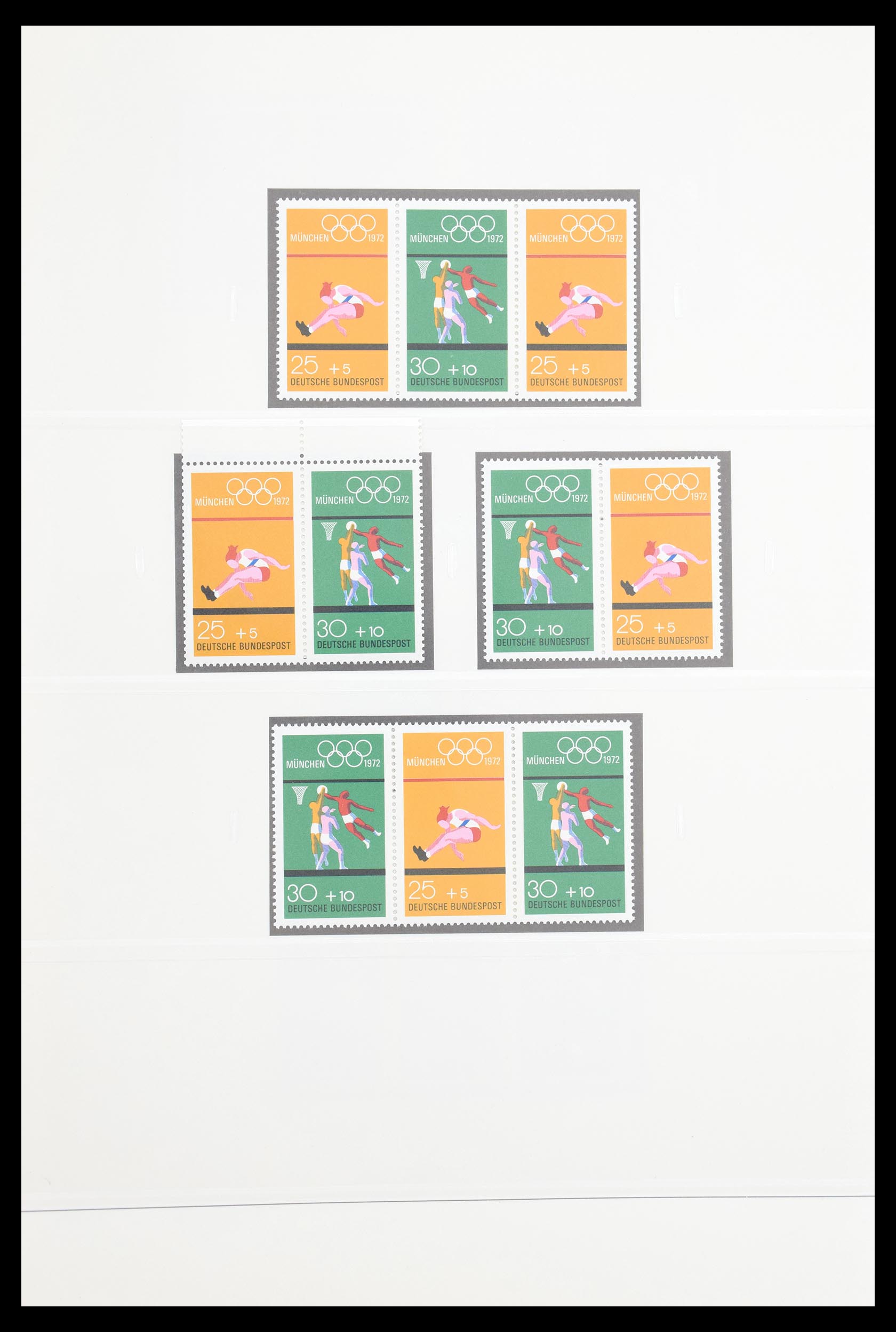 30605 032 - 30605 Bundespost combinaties 1951-1974.