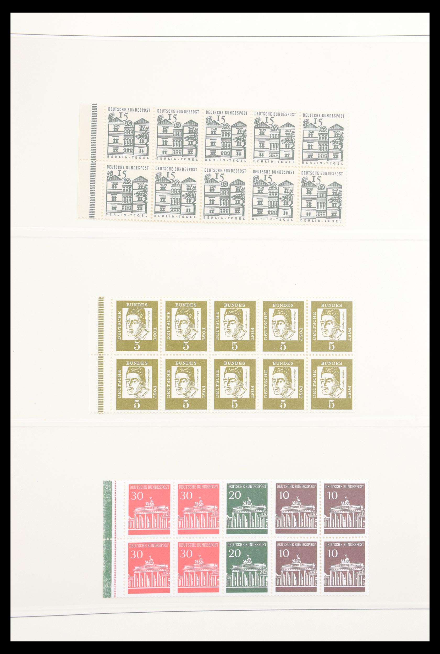 30605 041 - 30605 Bundespost combinaties 1951-1974.