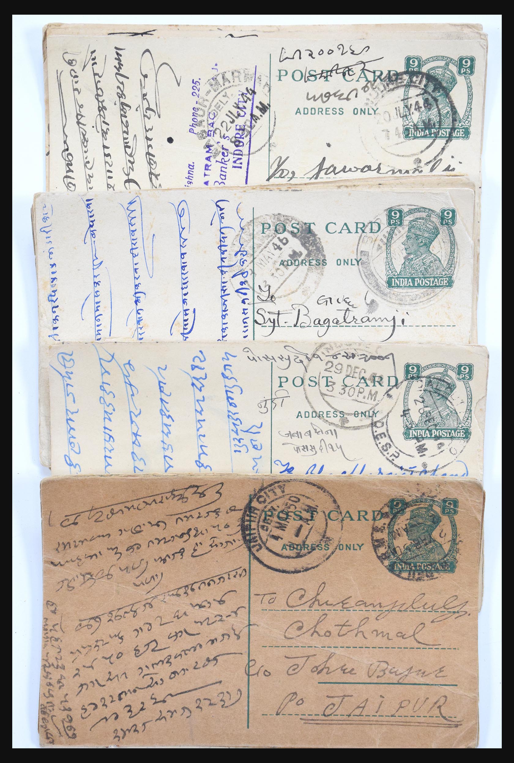 30686 002 - 30686 India en staten brieven 1900-1945.