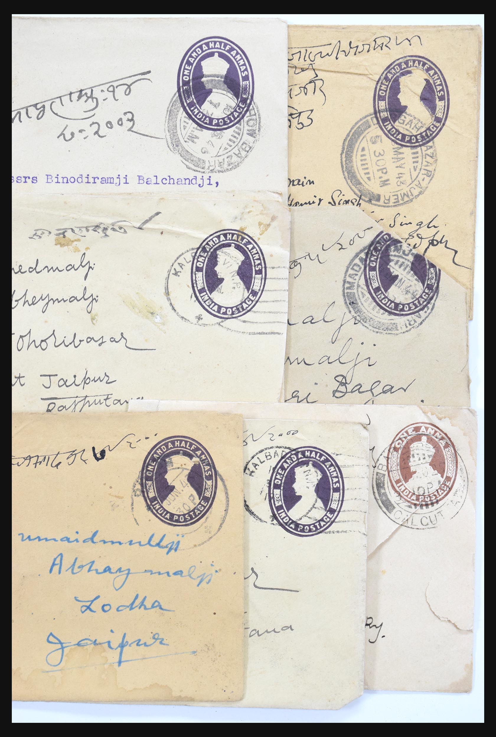 30686 006 - 30686 India en staten brieven 1900-1945.