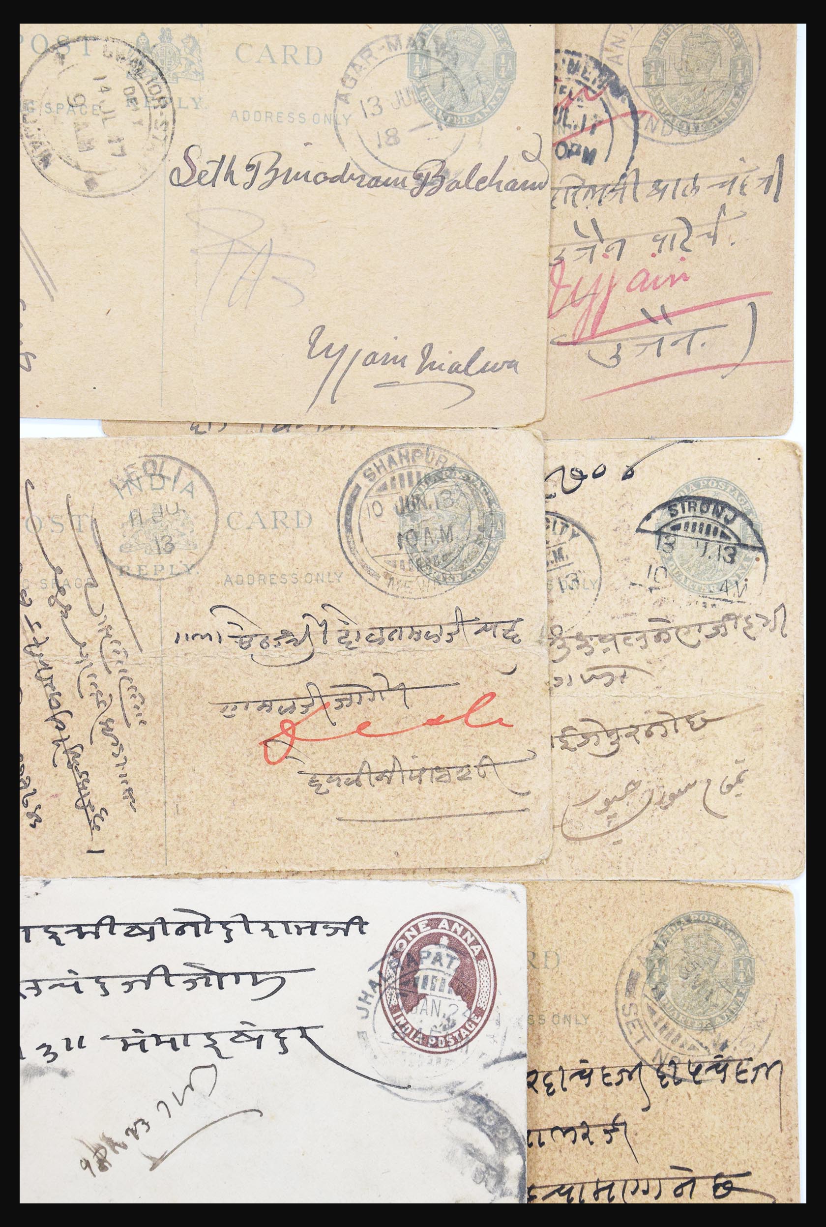 30686 014 - 30686 India en staten brieven 1900-1945.