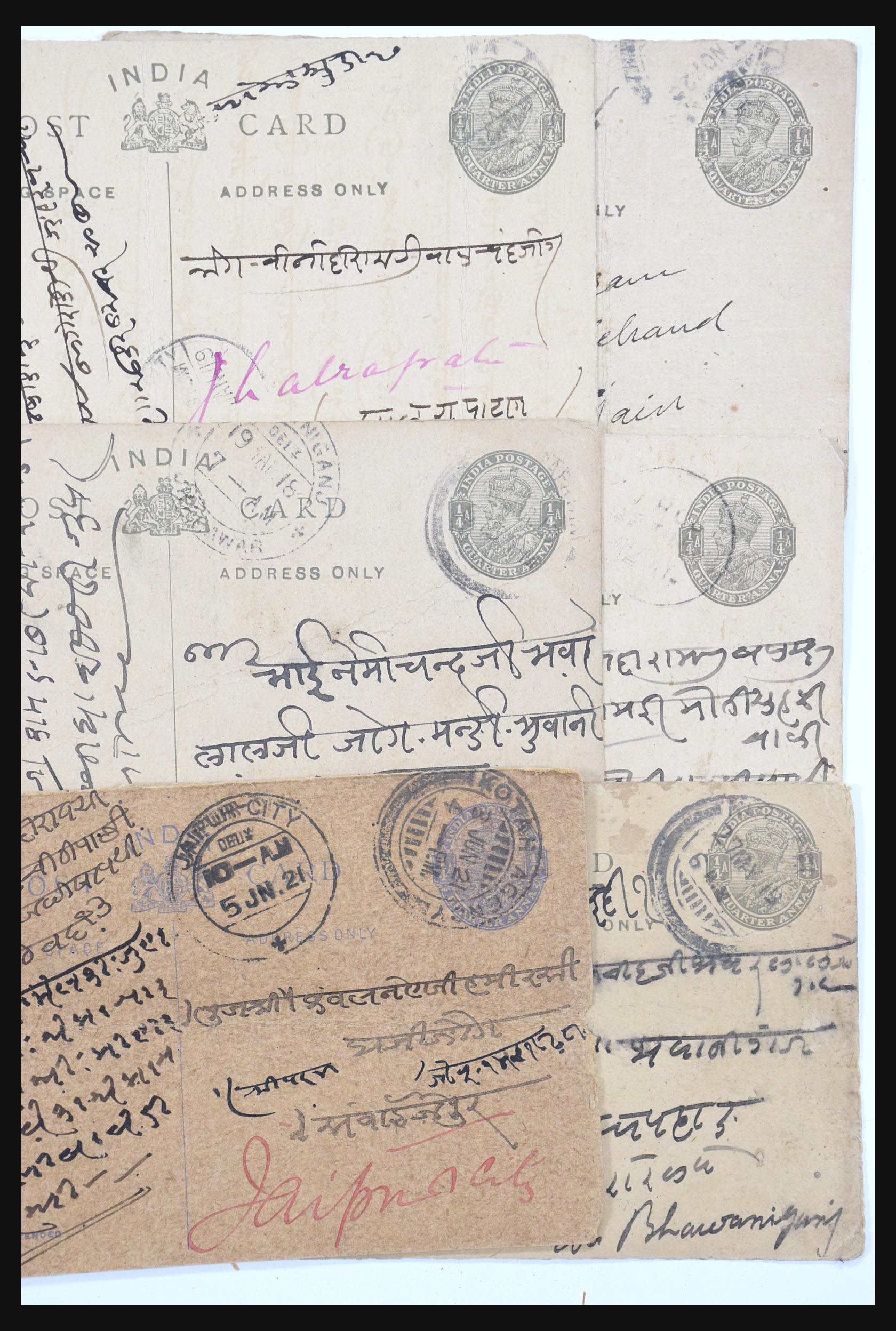 30686 018 - 30686 India en staten brieven 1900-1945.