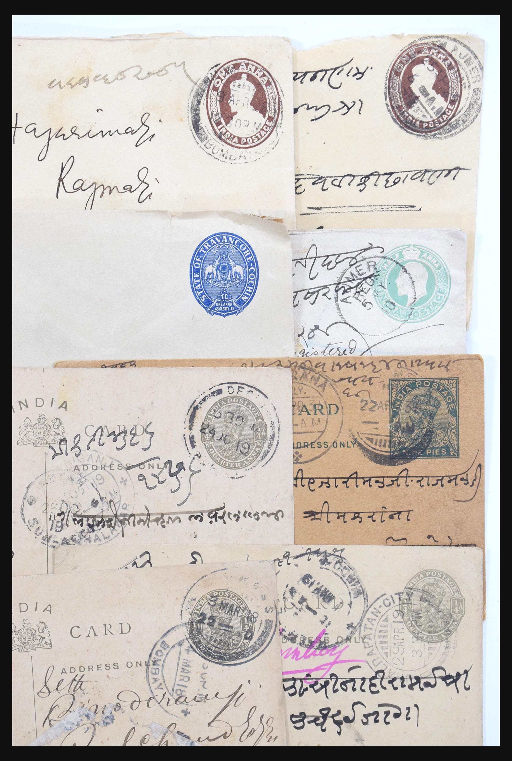 30686 027 - 30686 India en staten brieven 1900-1945.
