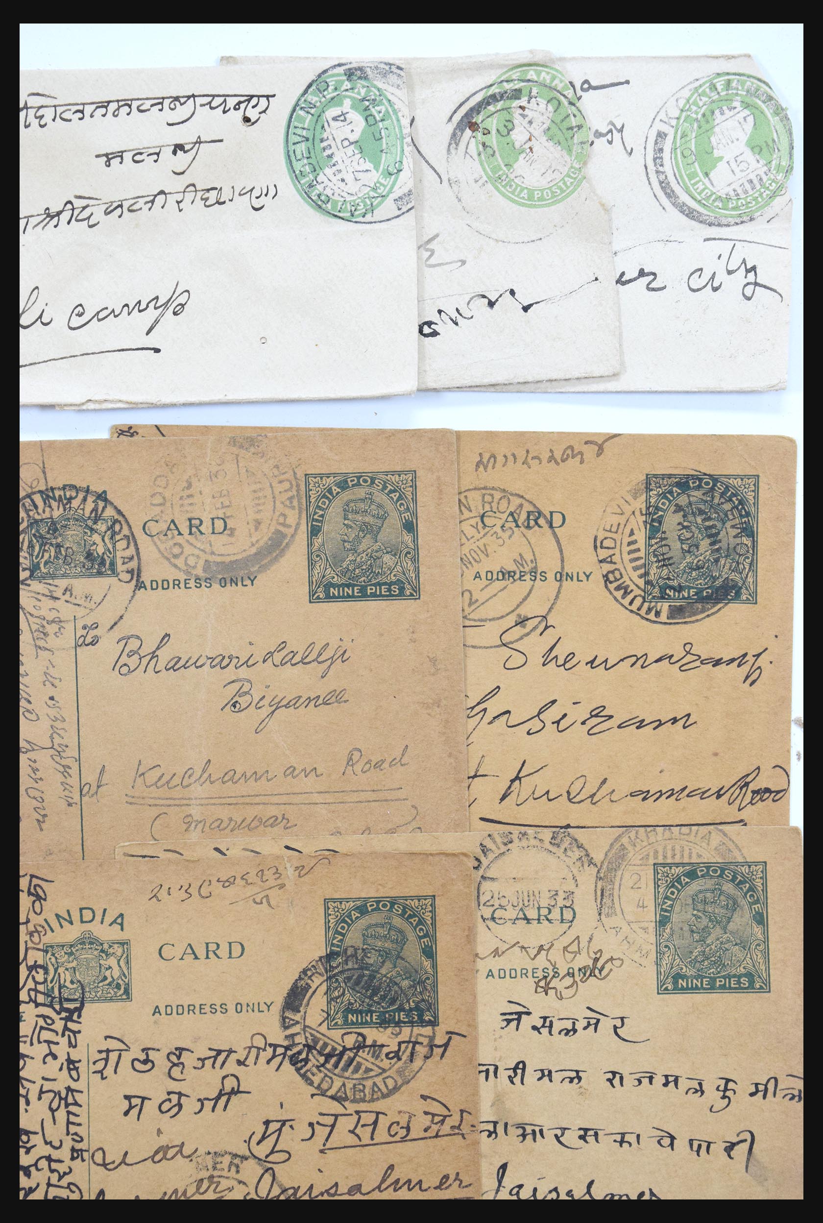 30686 030 - 30686 India en staten brieven 1900-1945.