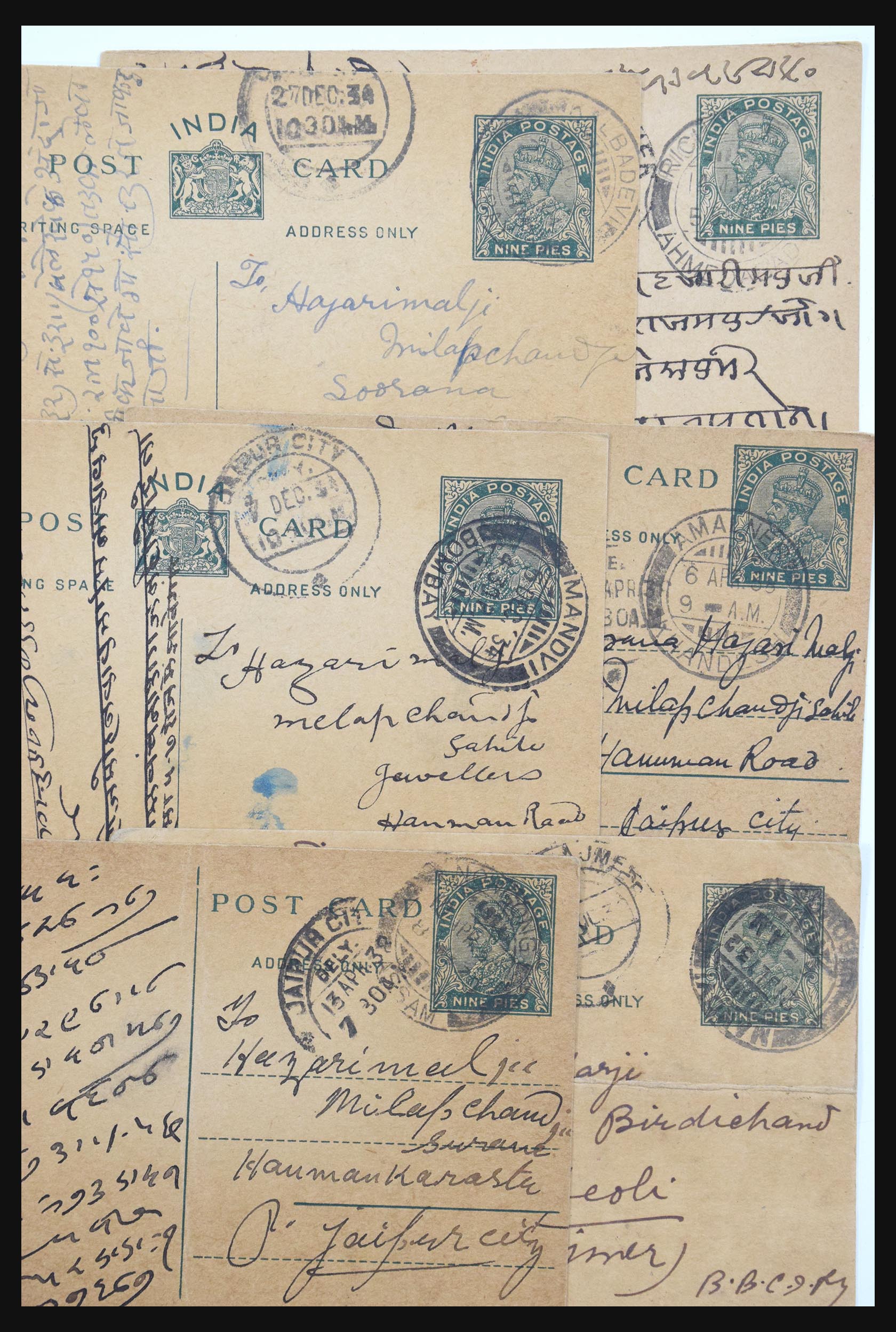 30686 031 - 30686 India en staten brieven 1900-1945.