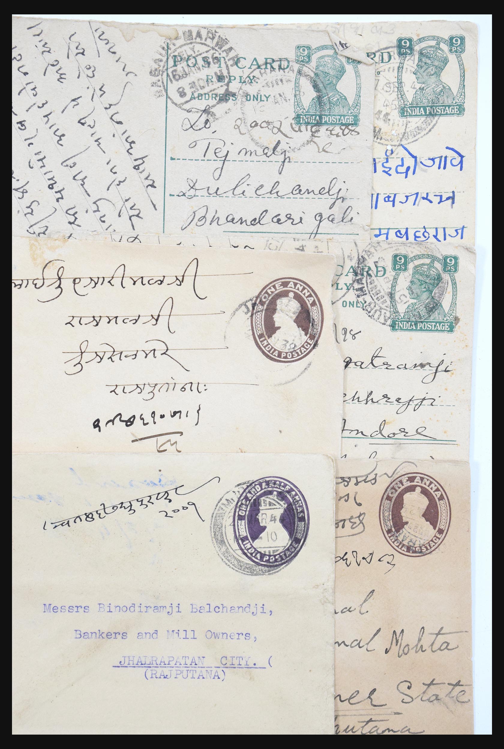 30686 040 - 30686 India en staten brieven 1900-1945.