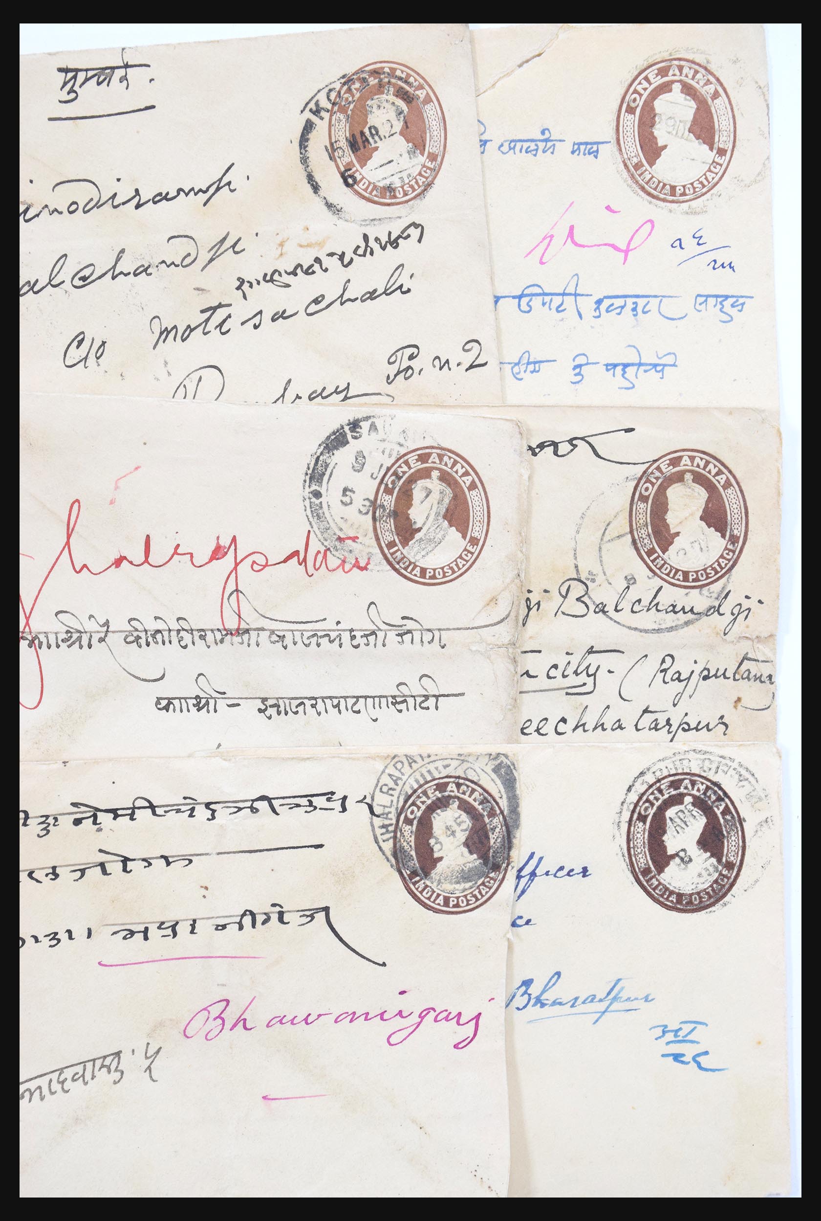 30686 049 - 30686 India en staten brieven 1900-1945.
