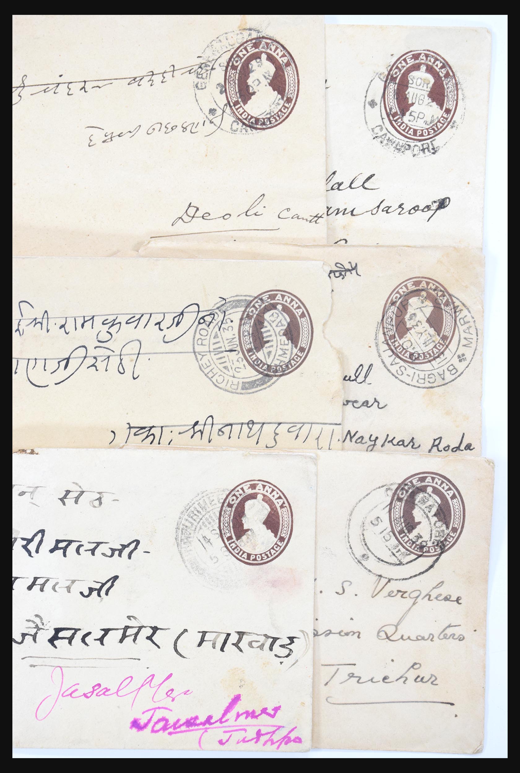 30686 056 - 30686 India en staten brieven 1900-1945.