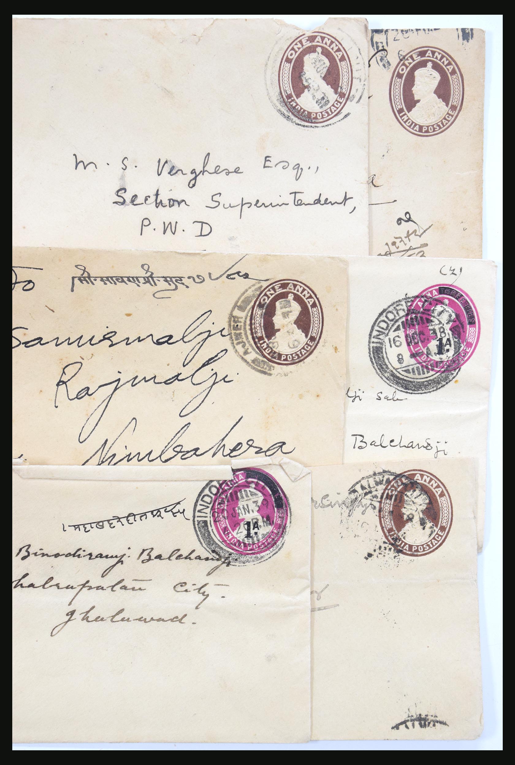 30686 057 - 30686 India en staten brieven 1900-1945.