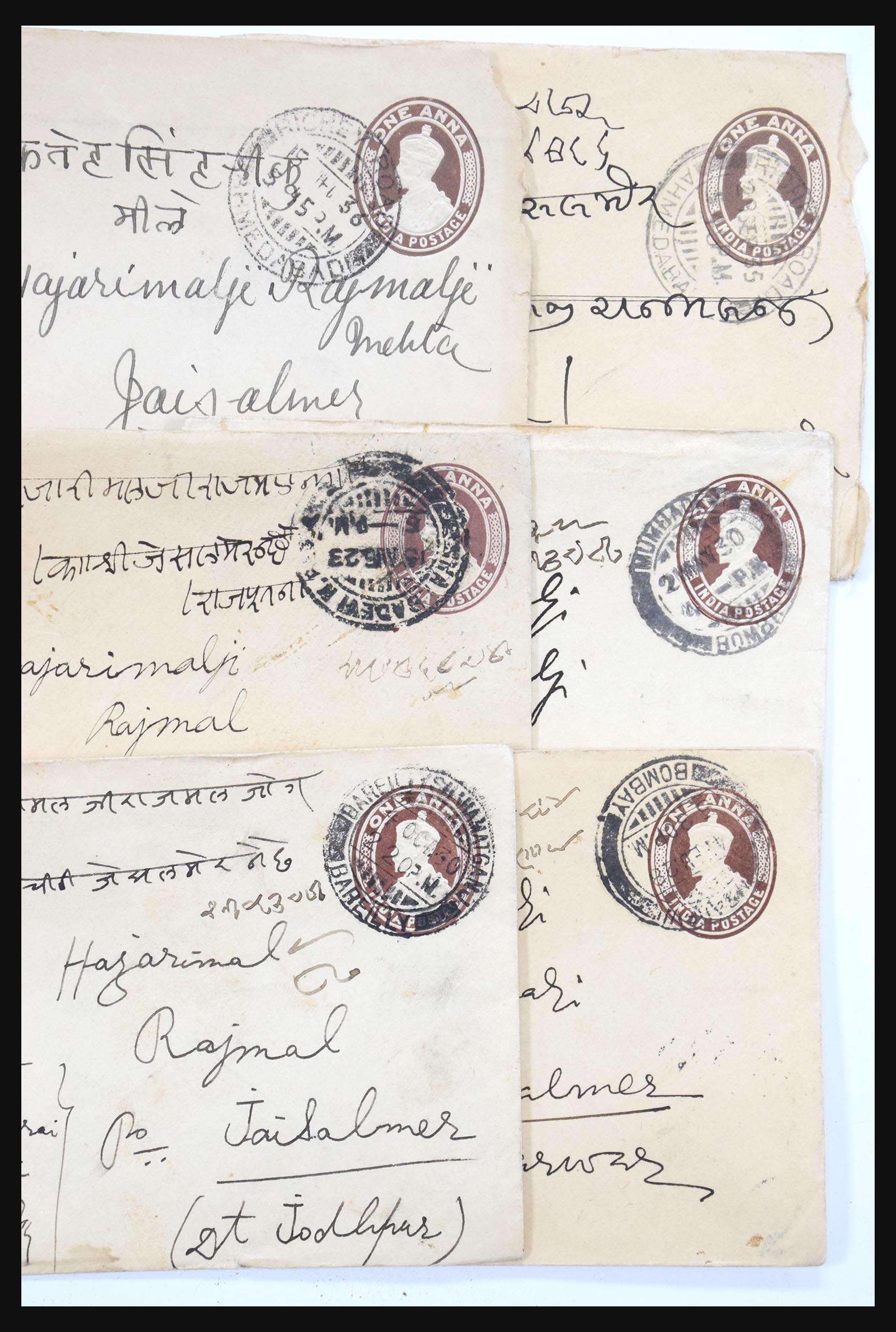 30686 060 - 30686 India en staten brieven 1900-1945.