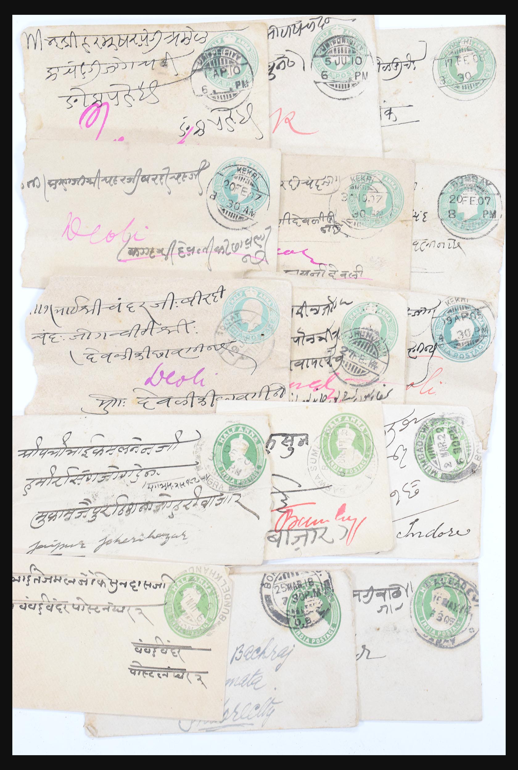 30686 566 - 30686 India and states covers 1900-1945.